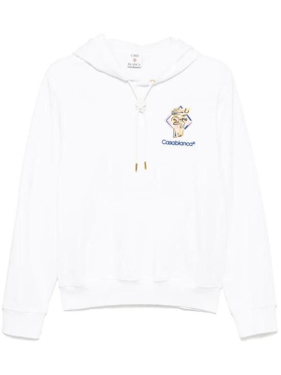 Casablanca CASABLANCA Women Hoodies WPS25JTP29401 WHITE Size S / US 4 / IT 40 - 1 Thumbnail