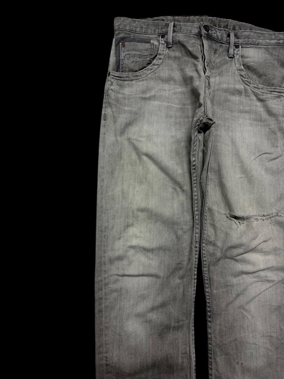 Pepe Jeans THRASHED Pepe Jeans Smoke Washed Distressed Ripped Sick Jean Size US 33 - 4 Thumbnail