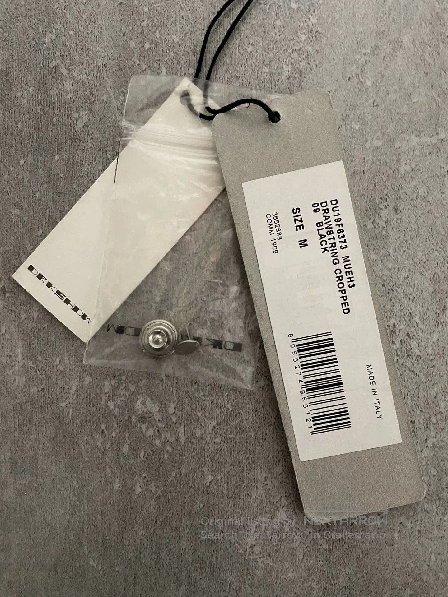 Rick Owens black cropped trousers by rick owens. Size US 32 / EU 48 - 4 Thumbnail