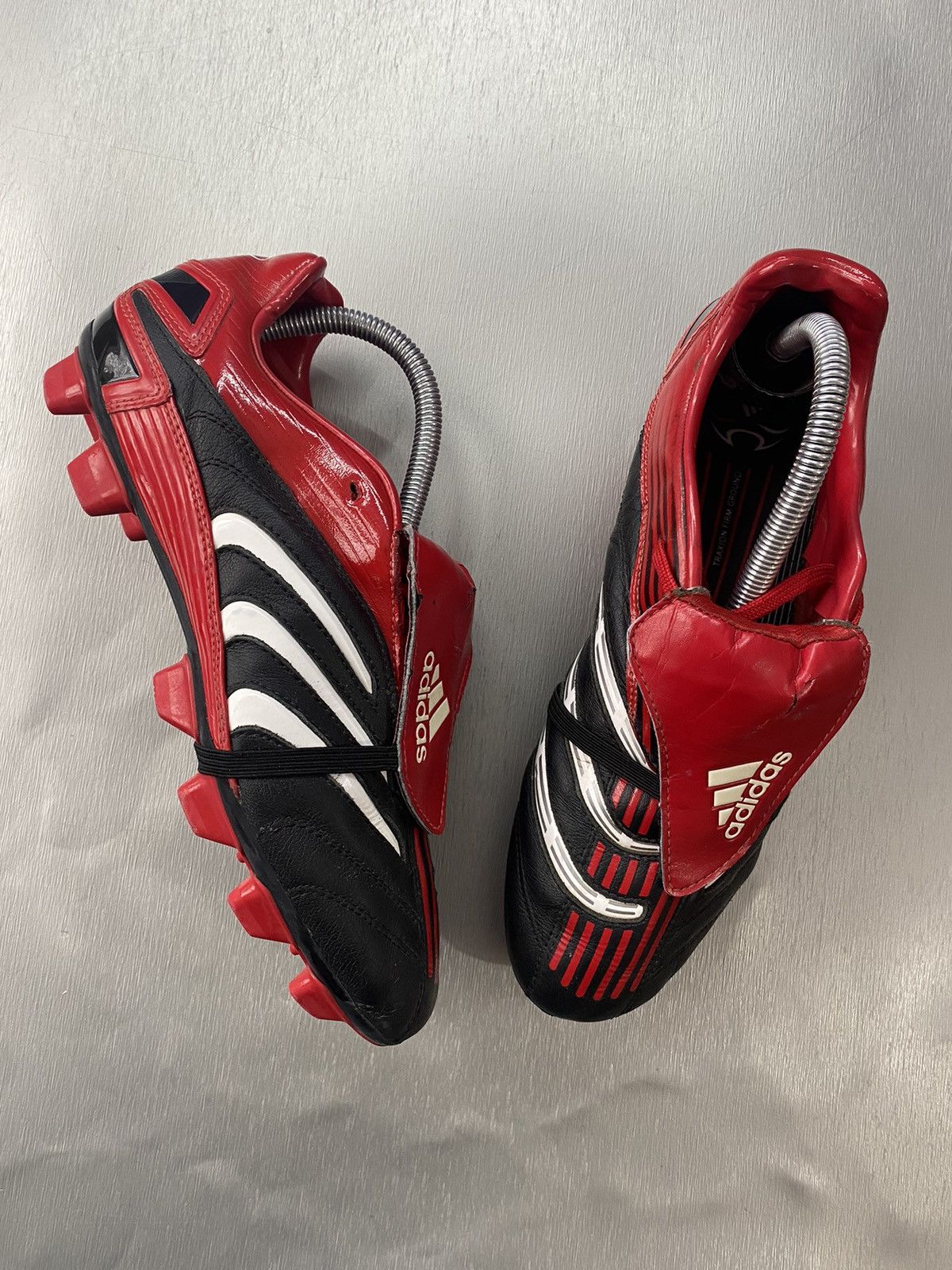 Vintage Adidas Predator Absolado TRX FG Red Black Size US 7.5 / EU 40-41 - 3 Thumbnail