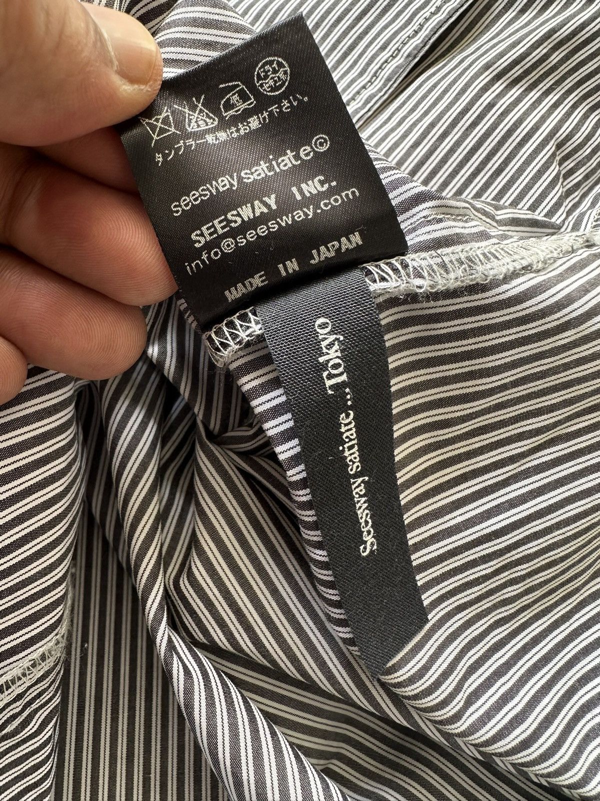 Japanese Brand 2008SS - Seesway Satiate Japan button up shirt Size US M / EU 48-50 / 2 - 11 Thumbnail