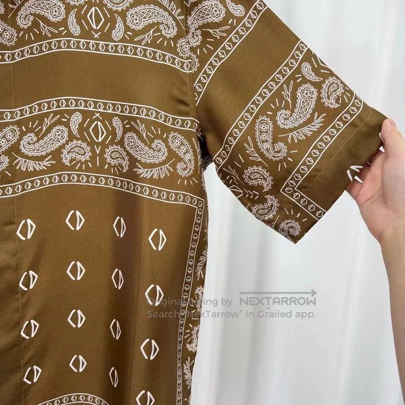 Dior Dior Bandana Print Silk Short Sleeve Shirt. Size US M / EU 48-50 / 2 - 4 Thumbnail