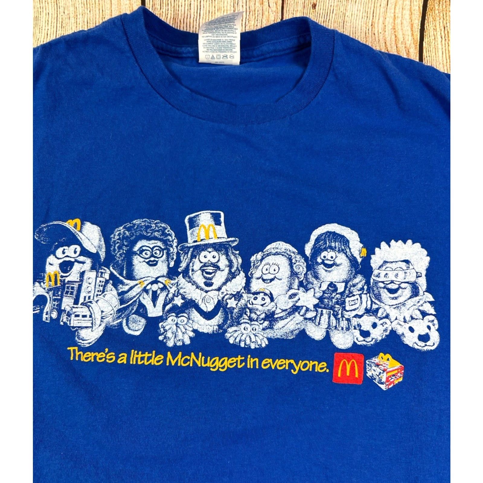 Delta McDonald’s Kerwin Frost Mcnuggets Crew 2023 Employee T Shirt Blue Size Medium Size US M / EU 48-50 / 2 - 3 Thumbnail