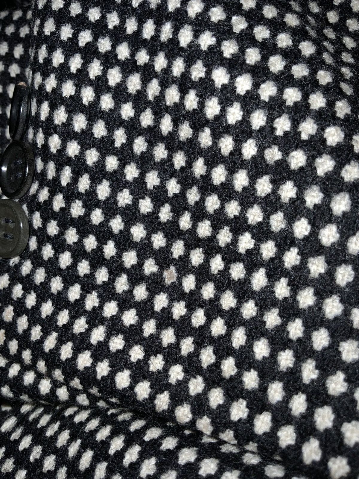 Versace Vintage V2 Versace Polka Dot Wool Evening Blazer Jacket Size 52R - 9 Thumbnail