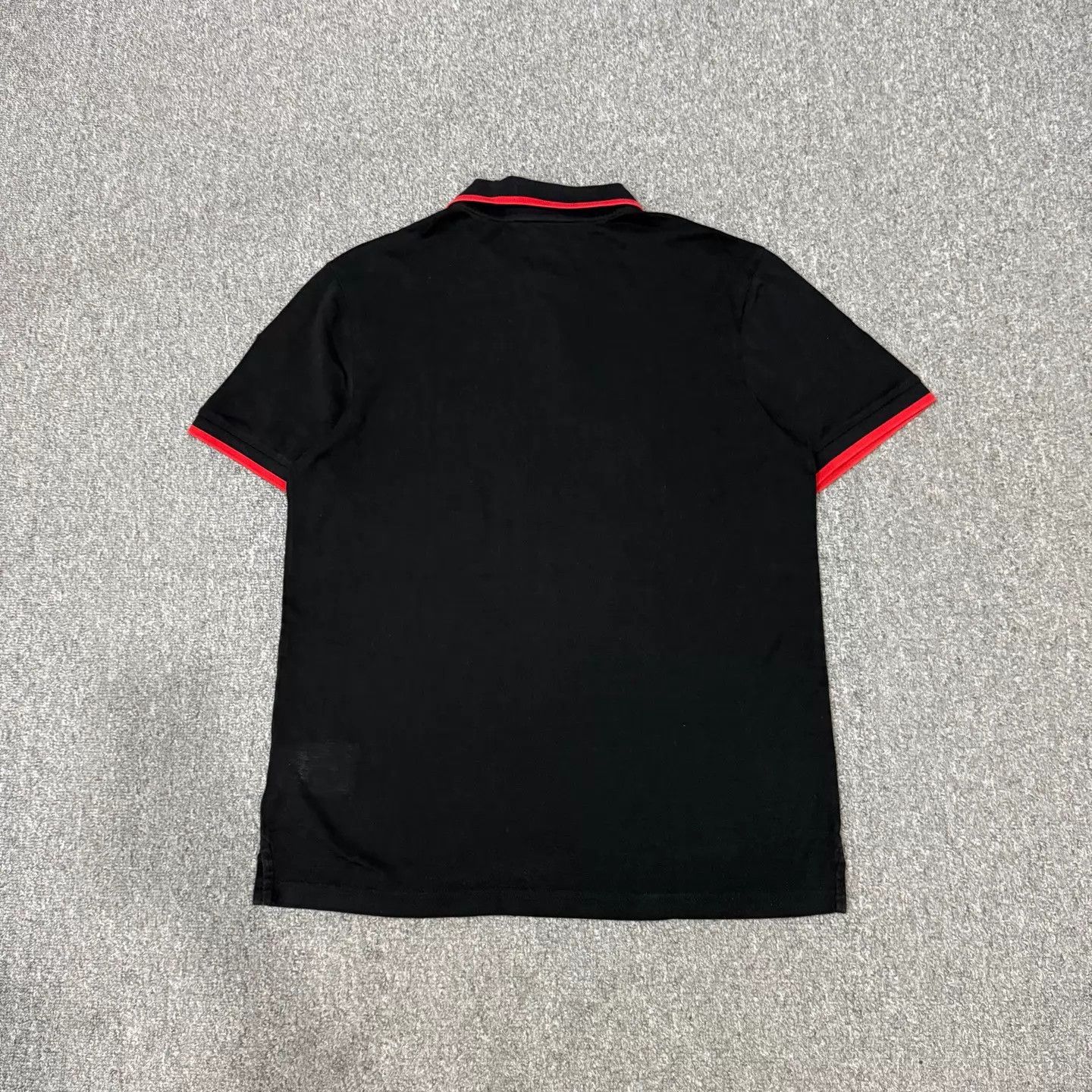 Moncler Moncler Black Chest Logo Short Polo L 99 New Size US L / EU 52-54 / 3 - 2 Thumbnail