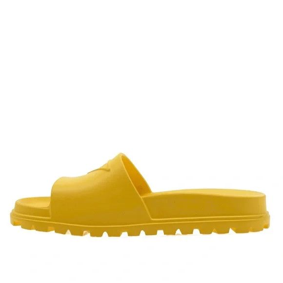 Prada o1B3y1r0226 Rubber Slides in Yellow Size US 7 / EU 40 - 3 Thumbnail