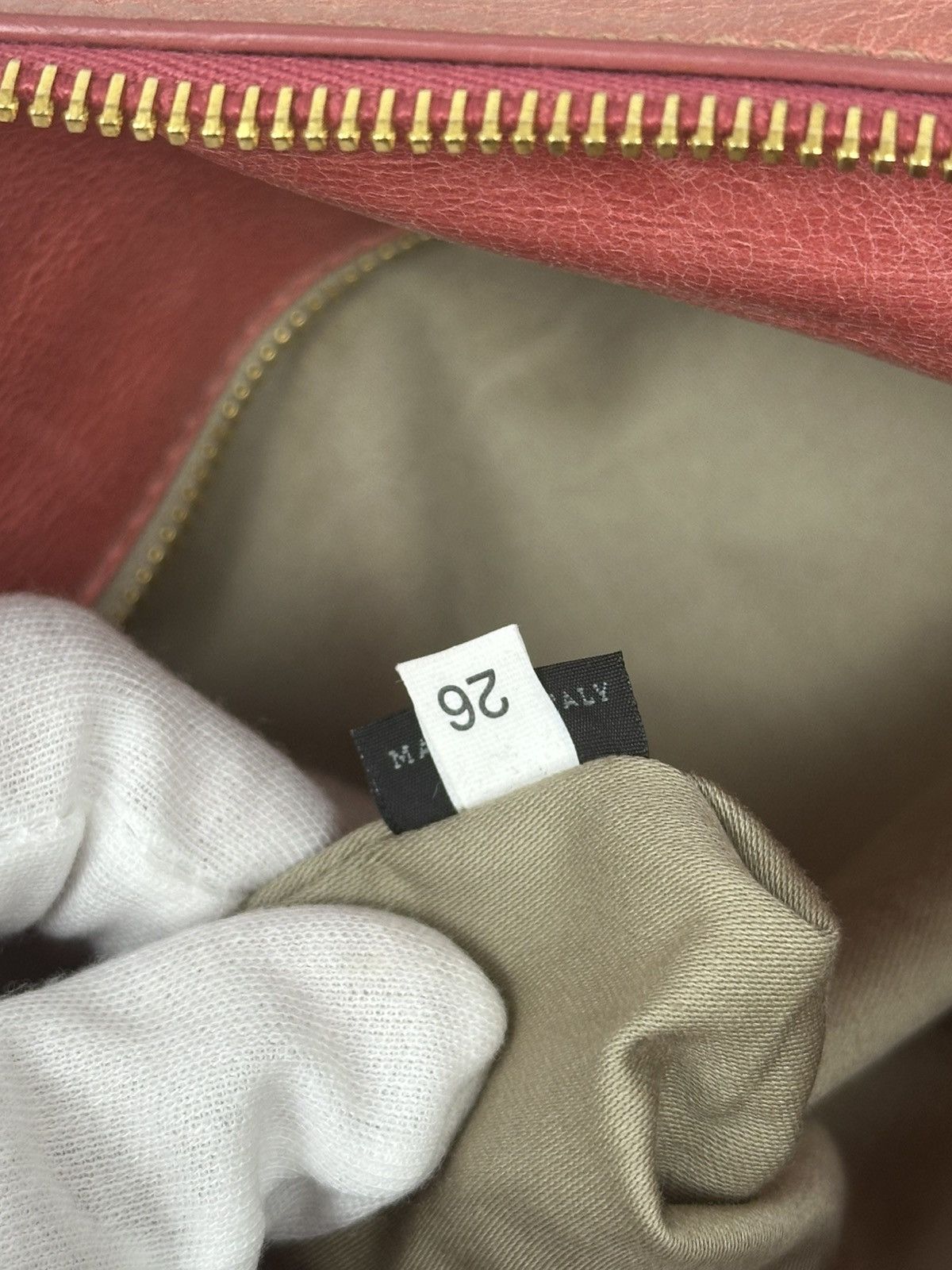 Miu Miu Miu Miu Vitello Lux Bow Bag — Coral Pink Leather — Size 26 Size ONE SIZE - 21 Thumbnail