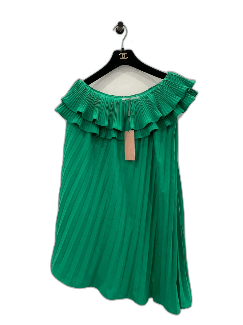 The Row Three Floor Green One-Shoulder Women's Dress Size S / US 4 / IT 40 - 1 Thumbnail