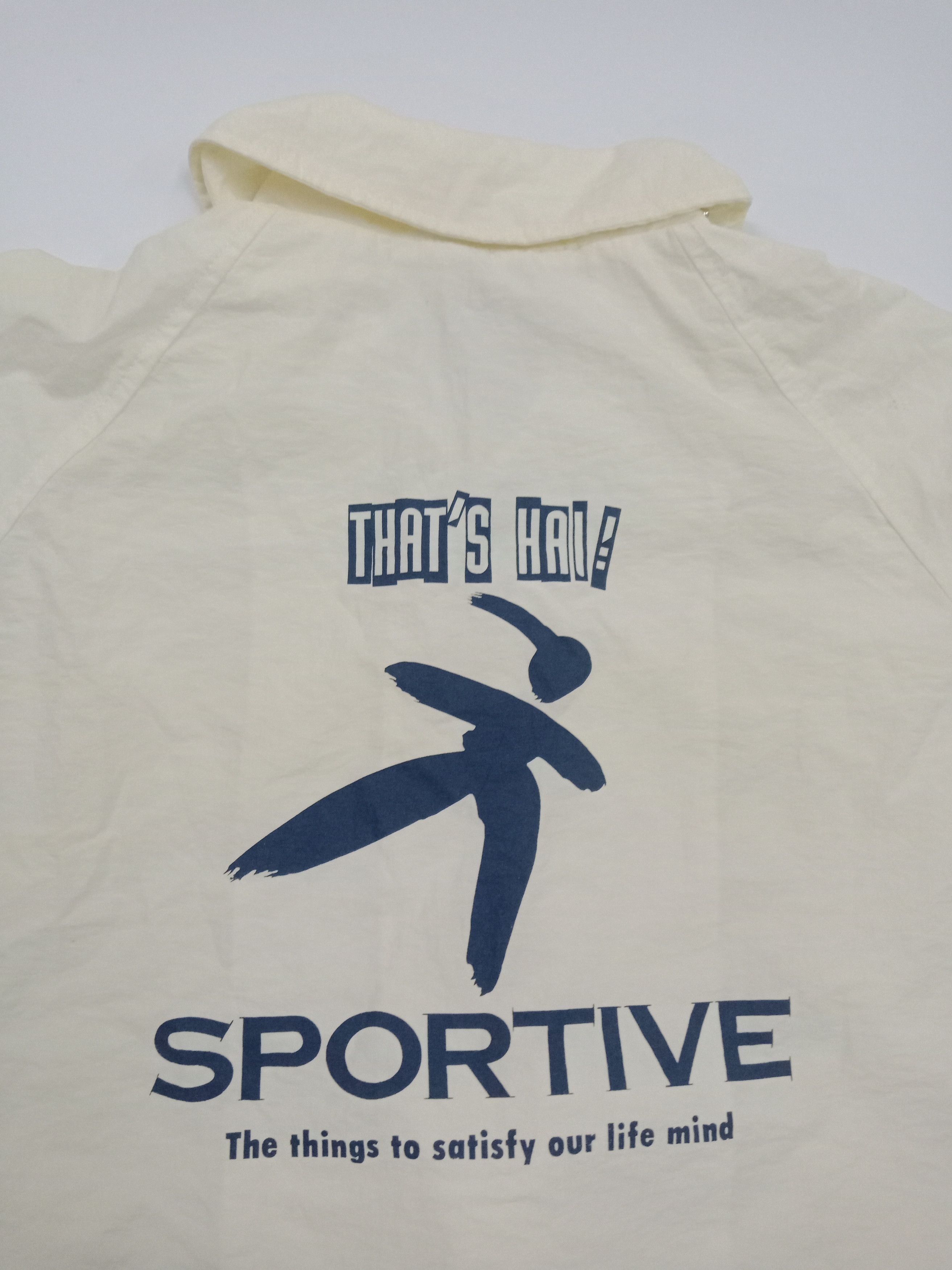 Hai Sporting Gear Issey Miyake HSG Spell Out Big Logo Coach #A Size US XL / EU 56 / 4 - 4 Thumbnail