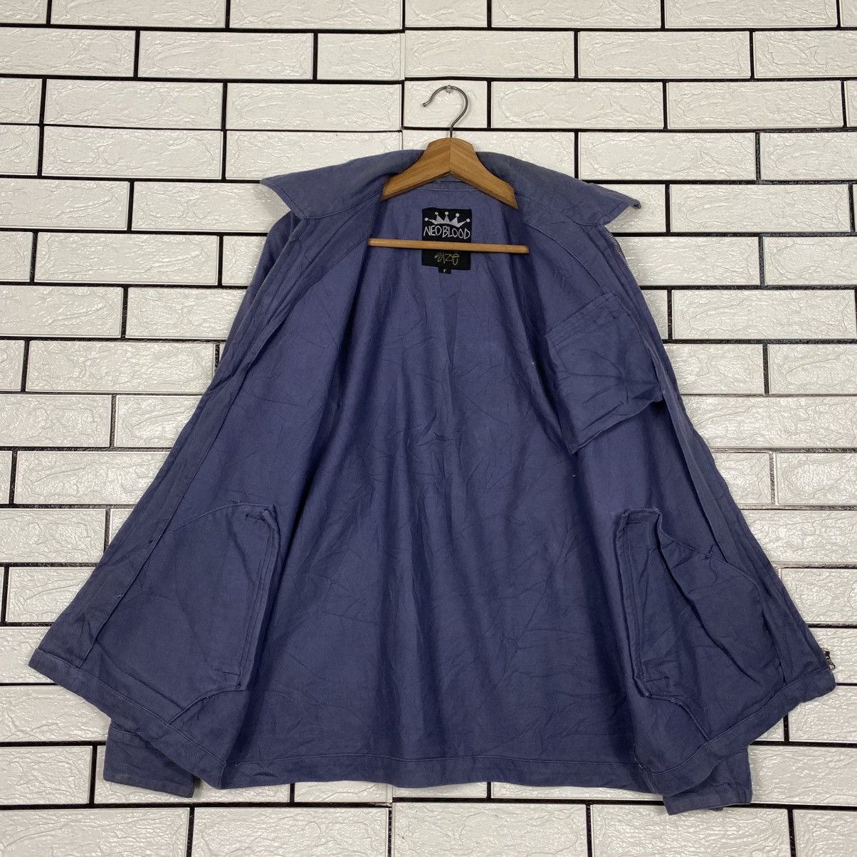 Japanese Brand 📌Vintage Zipper Bomber Jacket Neo Blood Issey Miyake Size US M / EU 48-50 / 2 - 14 Thumbnail