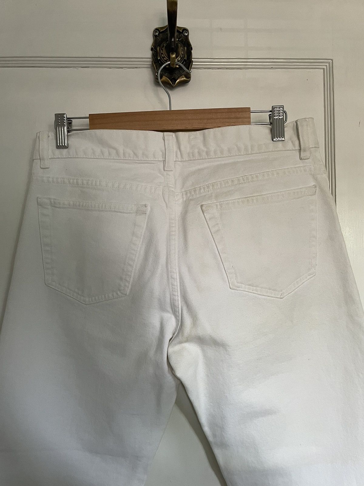 Helmut Lang Helmut Lang Vintage White Denim Size US 33 - 4 Thumbnail