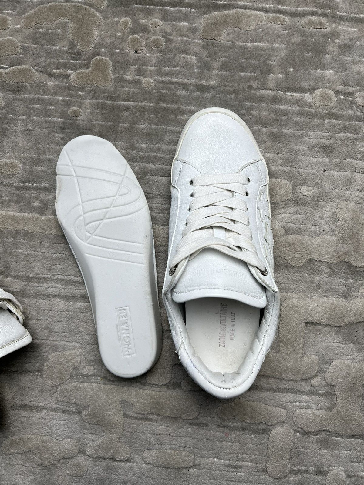 Zadig & Voltaire Zadig & Voltaire low-top sneakers hype leather luxury Size US 6 / IT 36 - 10 Thumbnail