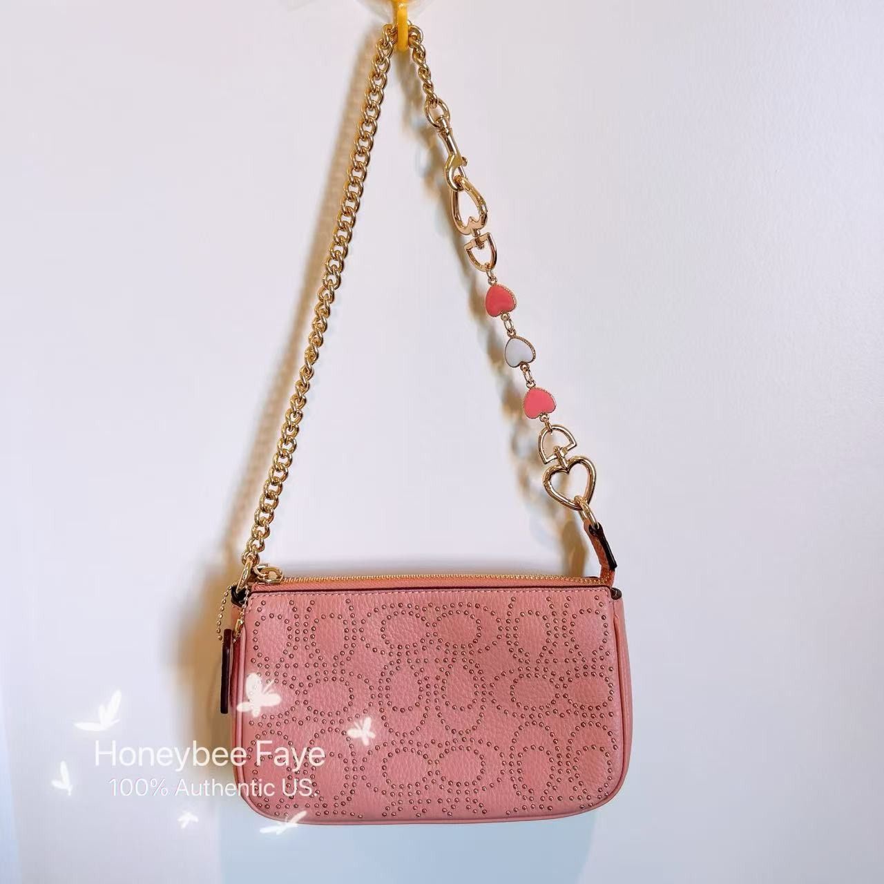 Coach Nolita 19 With Signature Rivets CX262 plus extended chain Size ONE SIZE - 2 Thumbnail