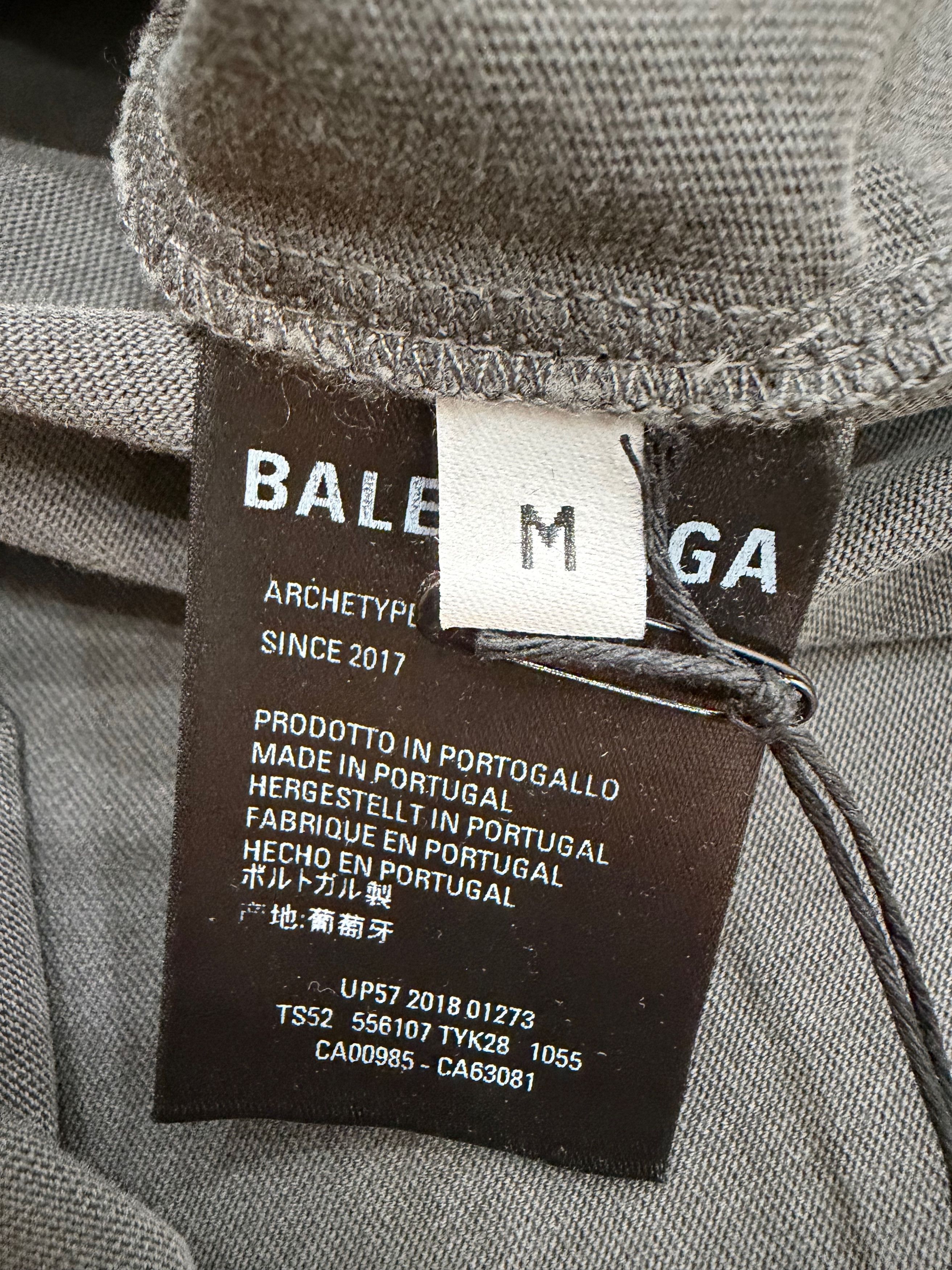 Balenciaga Archetype 2017 Dark Logo Short Sleeve Tee T-Shirt Medium Size M / US 6-8 / IT 42-44 - 17 Thumbnail