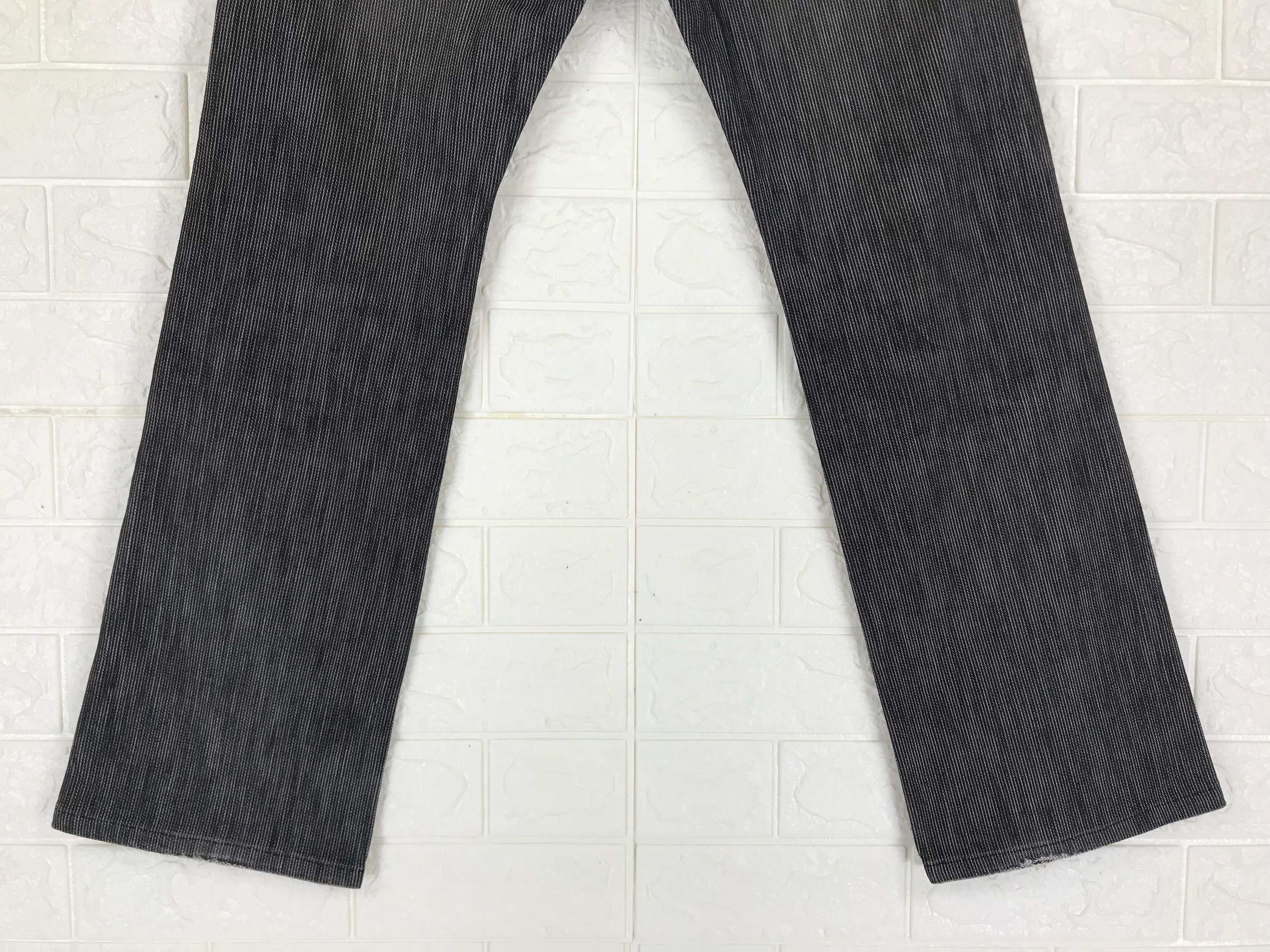 semanticdesign Vintage Semantic Design Striped Flare Jeans Size 27" / US 4 / IT 40 - 8 Thumbnail