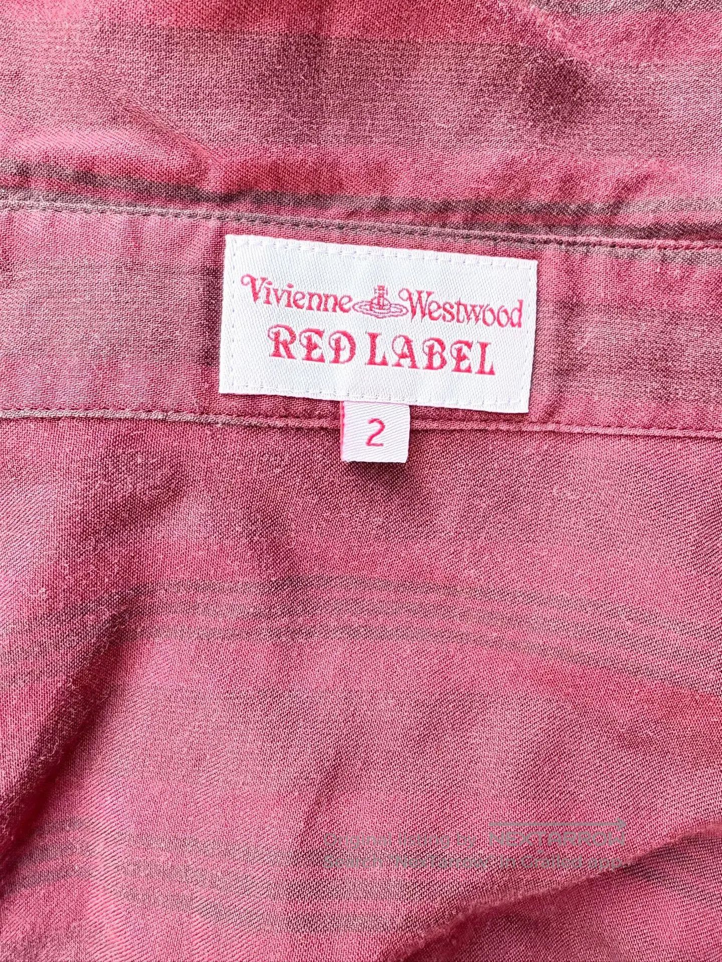 Vivienne Westwood vivienne westwood red striped asymmetrical shirt. Size M / US 6-8 / IT 42-44 - 6 Thumbnail