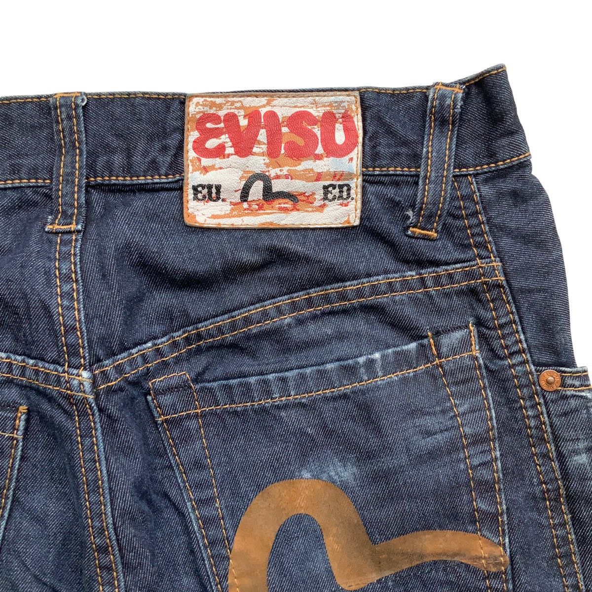 Evisu × Japanese Brand EVISU EU-ED SEAGULL CARPENTER DENIM JEANS Size US 30 / EU 46 - 4 Thumbnail