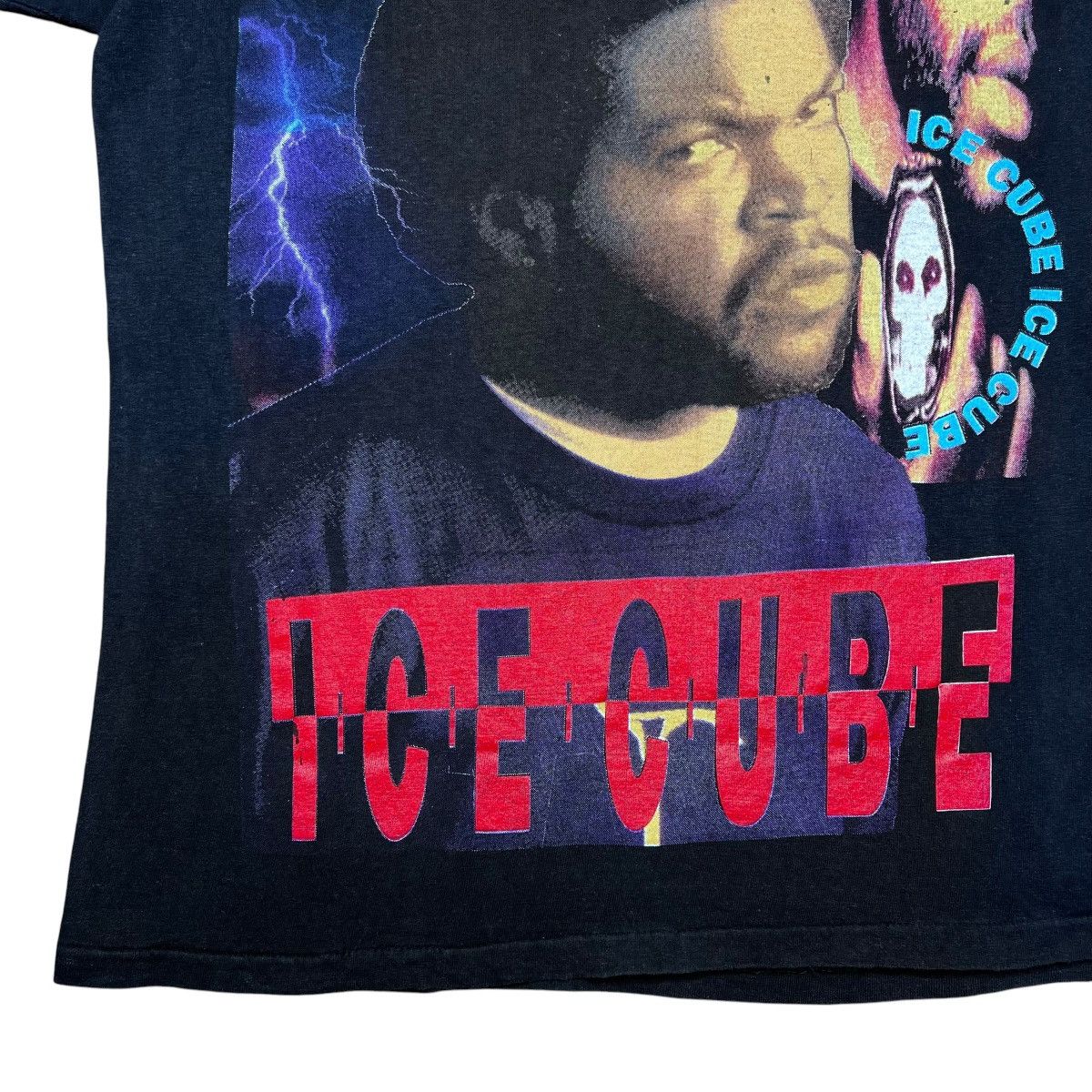 Rap Tees Vtg 1990s Ice Cube The Predator Rap Tee Double Sided T-Shirt Size US L / EU 52-54 / 3 - 6 Thumbnail