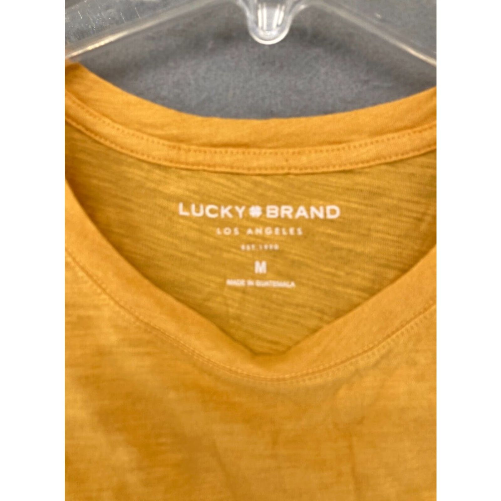 Lucky Brand Lucky Brand T-Shirt Women Medium Yellow Graphic Print NWT Short Sleeve Crew Neck Cotton Jersey 90s? Size M / US 6-8 / IT 42-44 - 6 Thumbnail