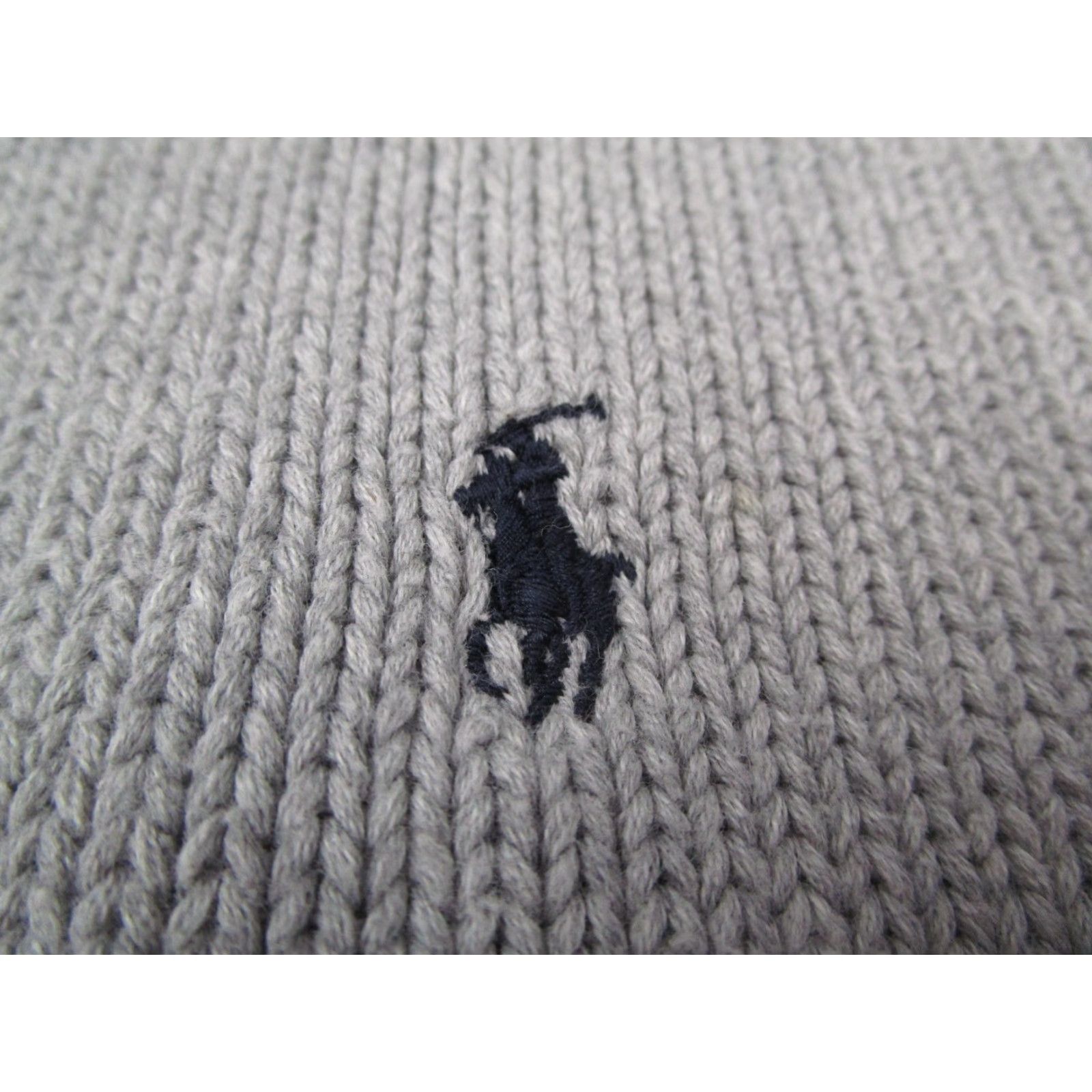 Polo Ralph Lauren Vintage Polo Ralph Lauren Sweater Mens 2XL Gray Cotton Crewneck Knit Pullover Size US XXL / EU 58 / 5 - 4 Thumbnail