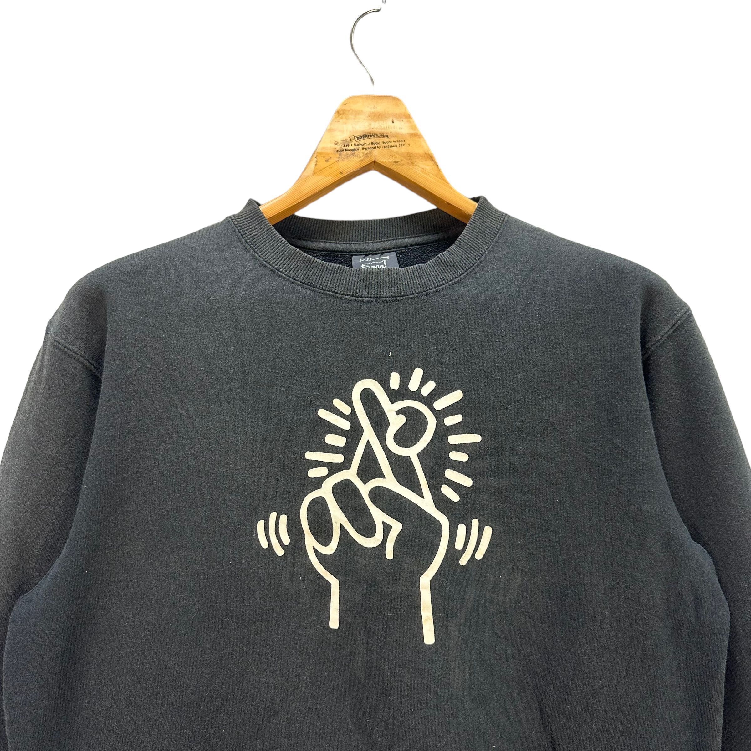 Keith Haring KEITH HARING BIG LOGO SWEATSHIRTS #8583-016 Size US S / EU 44-46 / 1 - 2 Thumbnail