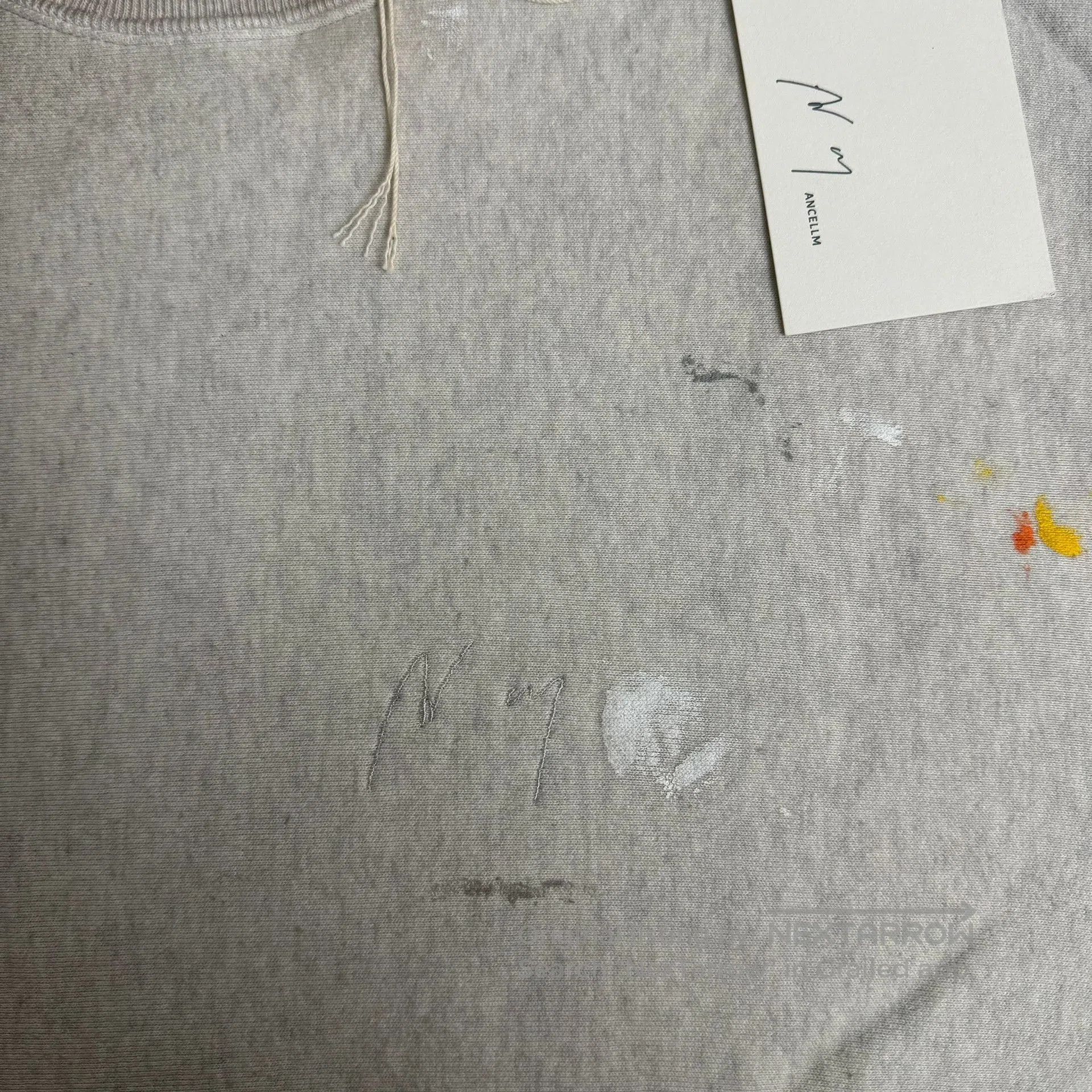 ANACHRONORM ANCELLM Hand Painting Sweat Shirt. Size US M / EU 48-50 / 2 - 4 Thumbnail