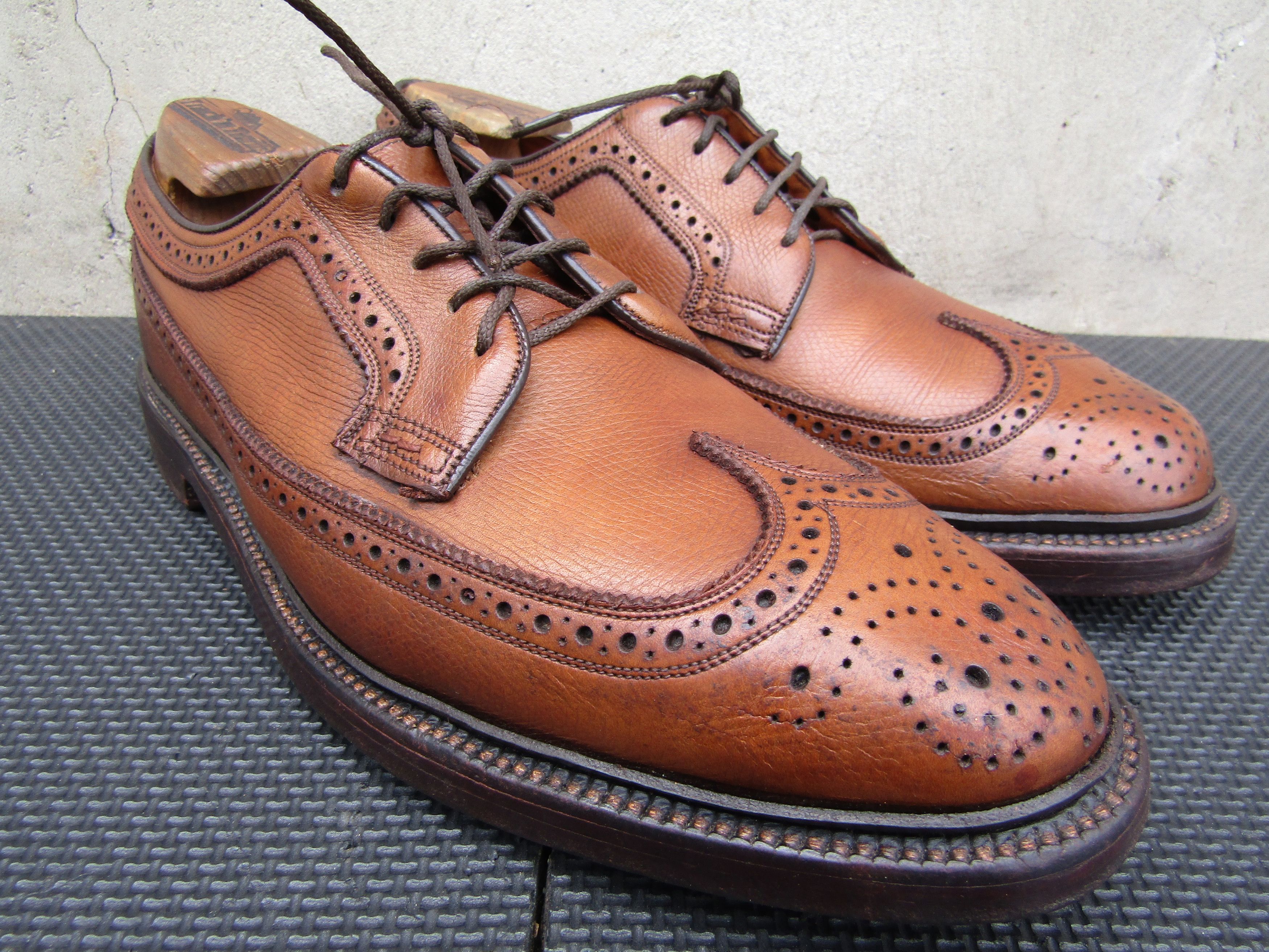 Florsheim Vtg Florsheim Imperial 93602 Kenmoor Rare V-Cleat Longwing Size US 8 / EU 41 - 4 Thumbnail