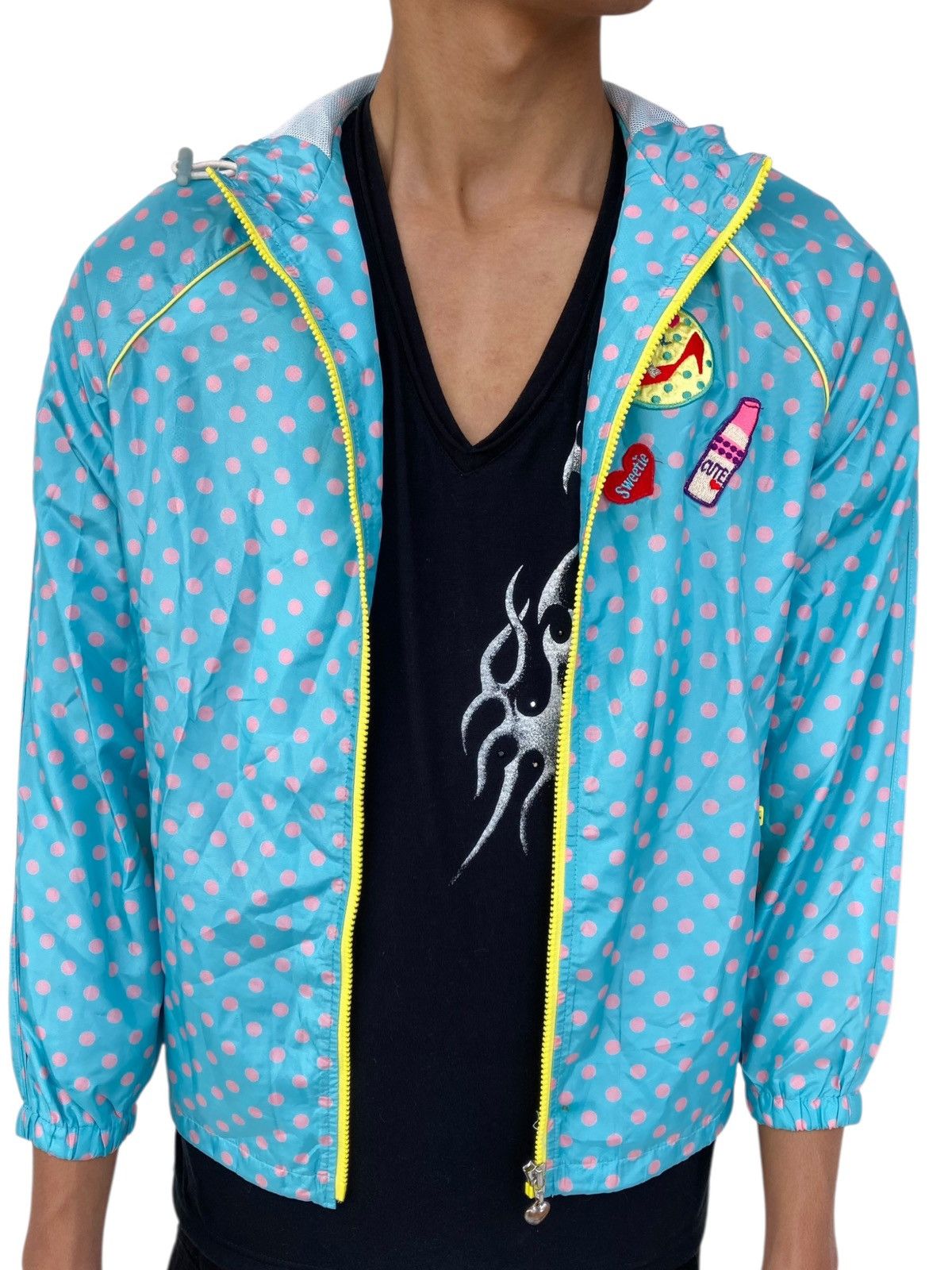 Angel Blue 2000s Angel Blue - Lightweight Polka Jacket Size M / US 6-8 / IT 42-44 - 3 Thumbnail