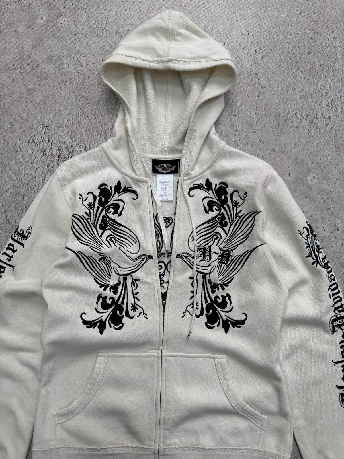 Harley Davidson × If Six Was Nine × Japanese Brand SALE💣💣 Japanese Affliction Y2K Ifsixwasnine Style Hoodie HD Size US S / EU 44-46 / 1 - 3 Thumbnail