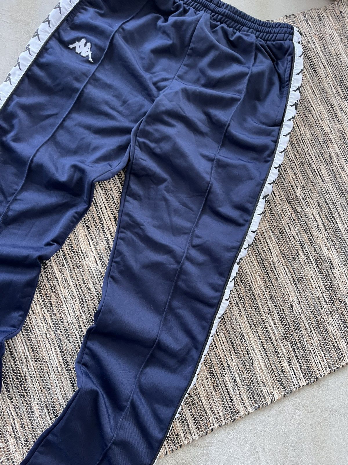 Kappa Vintage Kappa Navy Side Stripes Sportswear Sweatpants Y2K Size US 32 / EU 48 - 5 Thumbnail