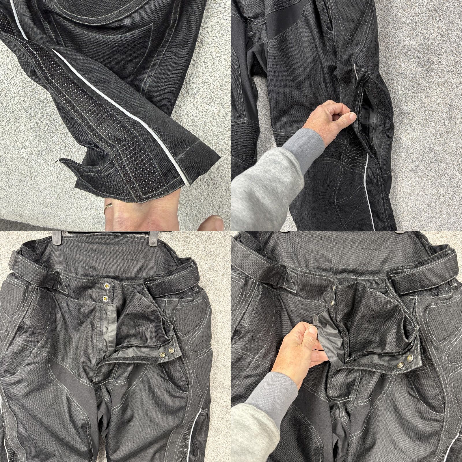 Vintage Tour Master Caliber Pants Mens 38x32 Black Motorcycle Snow Waterproof Insulated Size US 38 / EU 54 - 10 Thumbnail