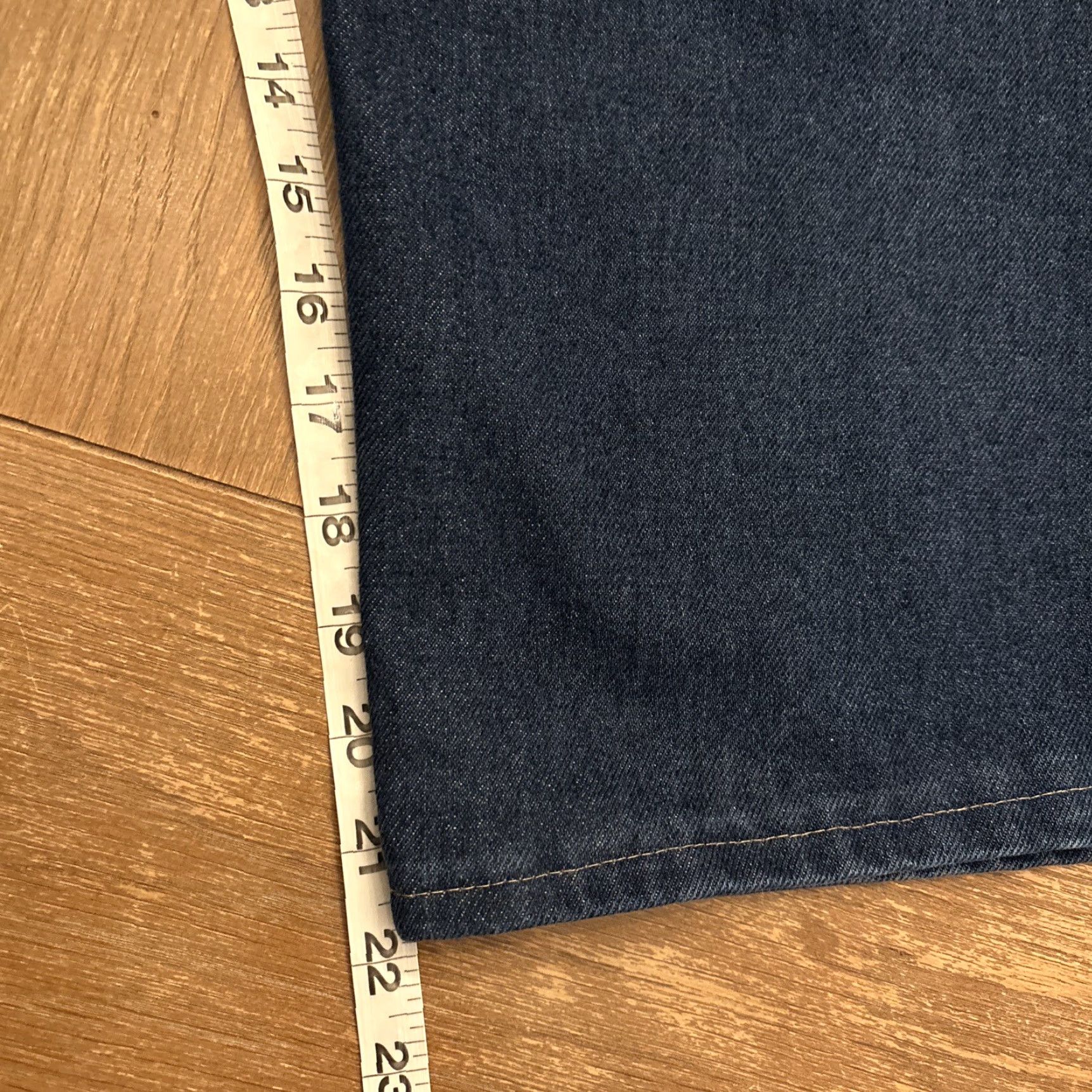 Levi's VINTAGE Levi's 575 Jeans 36x22 Blue Straight Mens Size US 36 / EU 52 - 3 Thumbnail