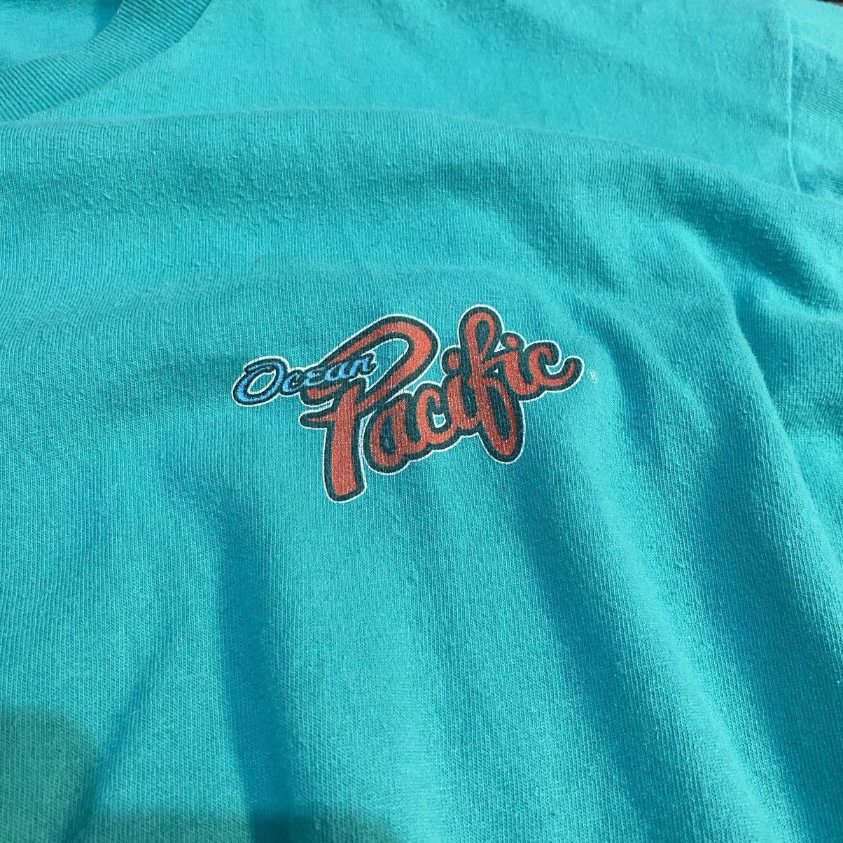 Vintage 90s Ocean Pasific tshirt 🔥 Size US XL / EU 56 / 4 - 5 Thumbnail