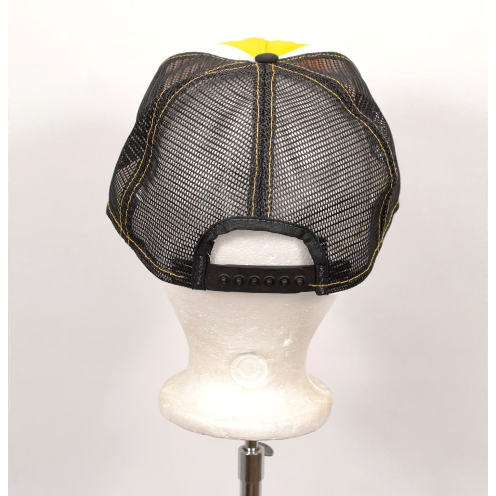 Vintage AJD Pittsburgh Pirates Hat Cap Vintage 80s Snapback Adjustable Size L Black Mesh Cap Mens Size ONE SIZE - 4 Thumbnail