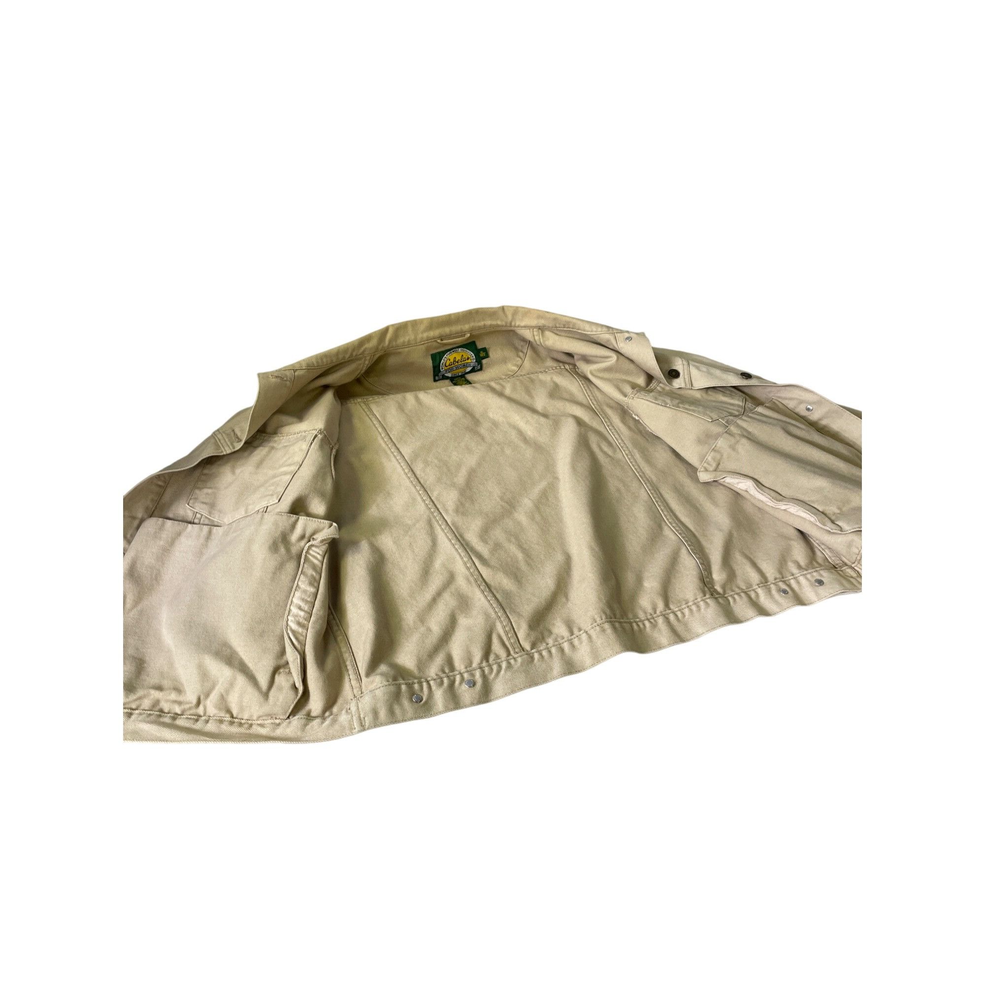 Cabelas Cabelas Womens Beige Denim Jacket Size XL Reg SKU 8699 Size XL / US 12-14 / IT 48-50 - 11 Thumbnail