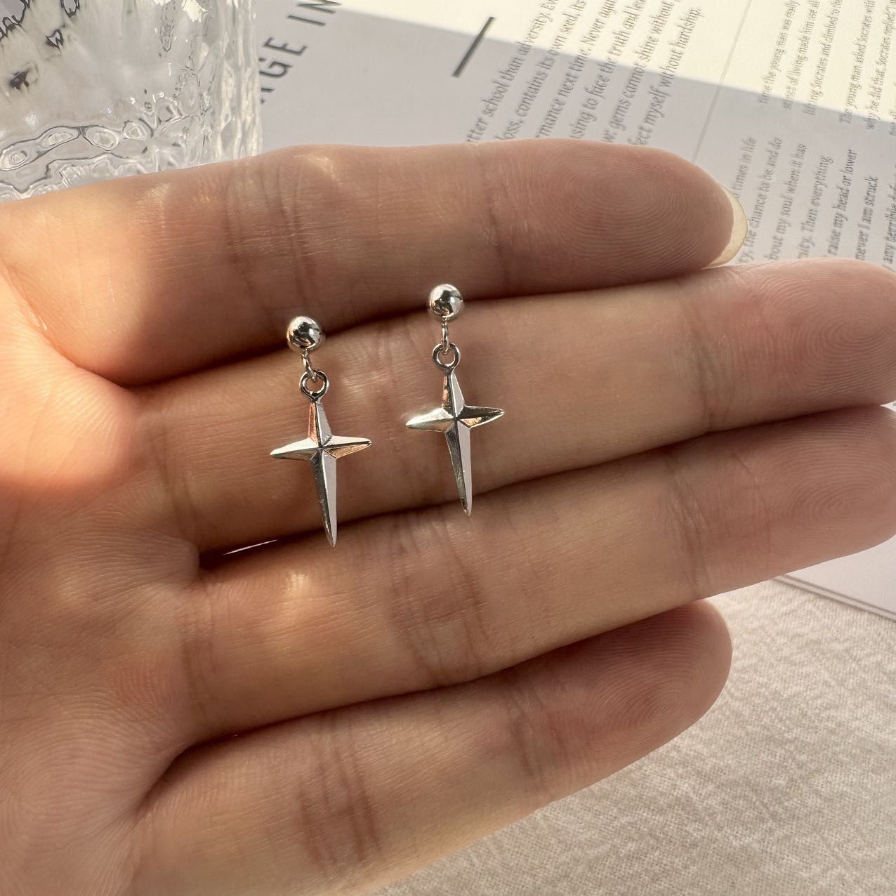 Other Star Dangle Drop Earrings for Men Women Unisex Earrings Size ONE SIZE - 5 Thumbnail