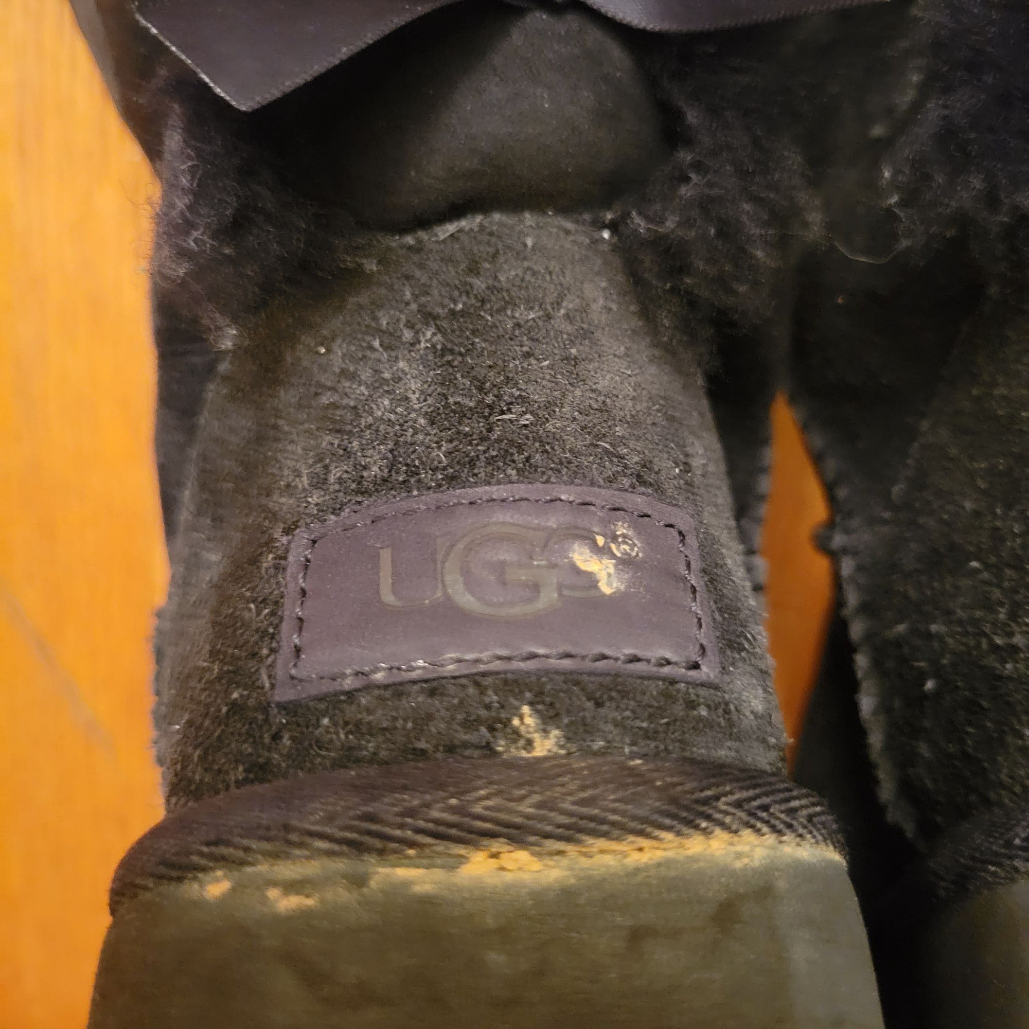 Ugg UGG 5 Black Suede Leather Sheepskin BAILEY BOW II Tall Boots Size US 5 / IT 35 - 6 Thumbnail