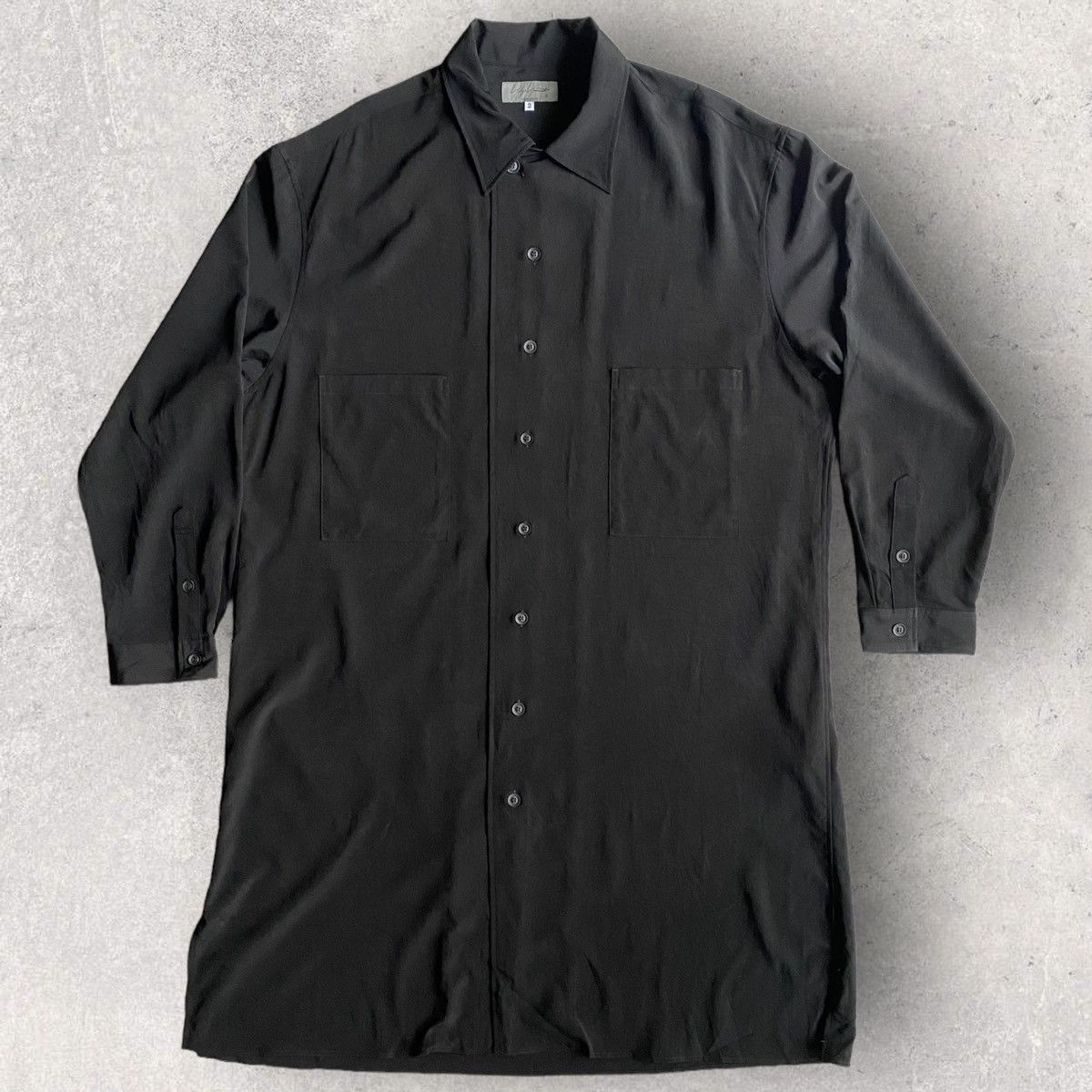 Yohji Yamamoto Yohji Yamamoto pour homme Long Shirt Size US M / EU 48-50 / 2 - 2 Thumbnail
