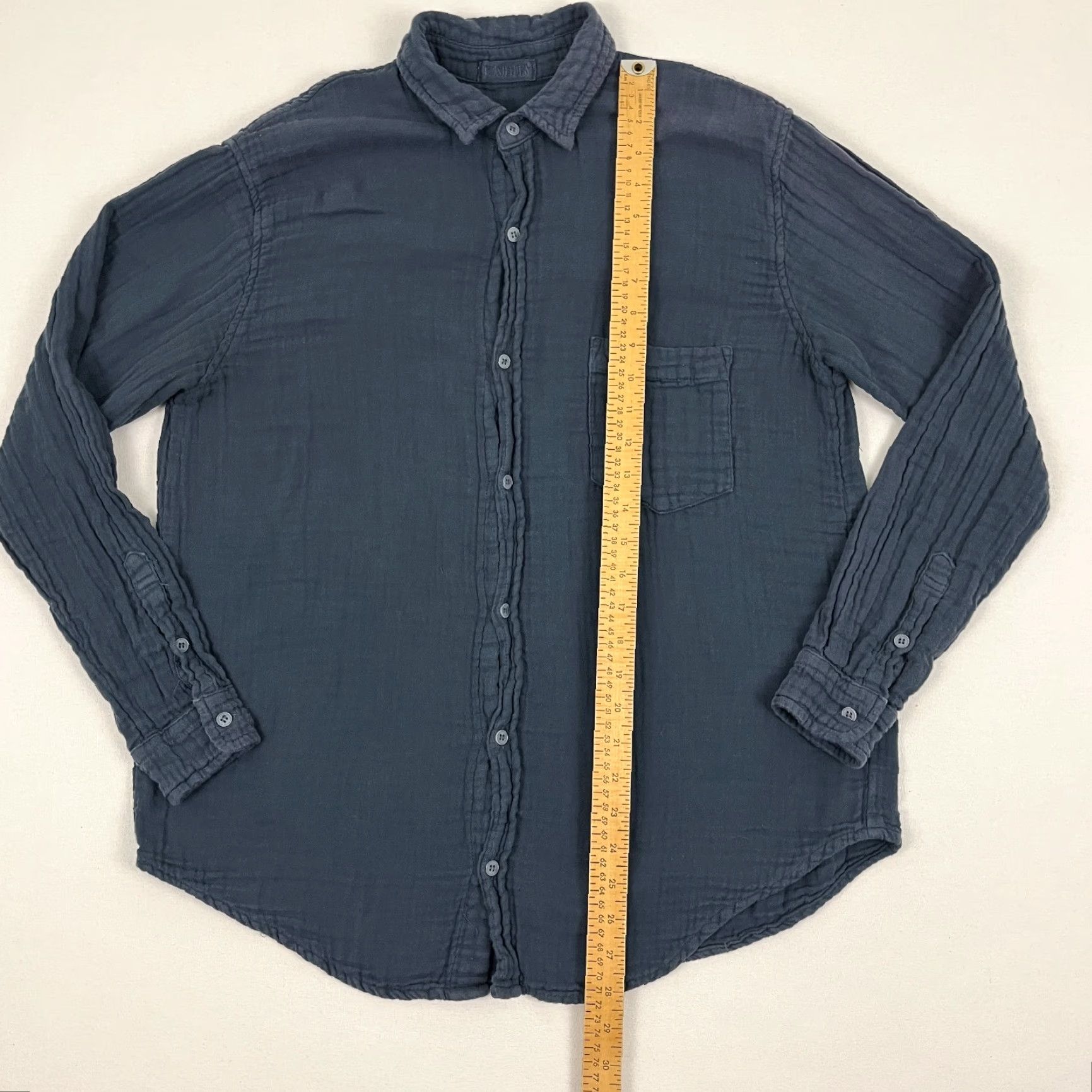Vintage CP Shades Shirt Adult S Blue Work Office Casual Button Up 1226-034 Size US S / EU 44-46 / 1 - 5 Thumbnail