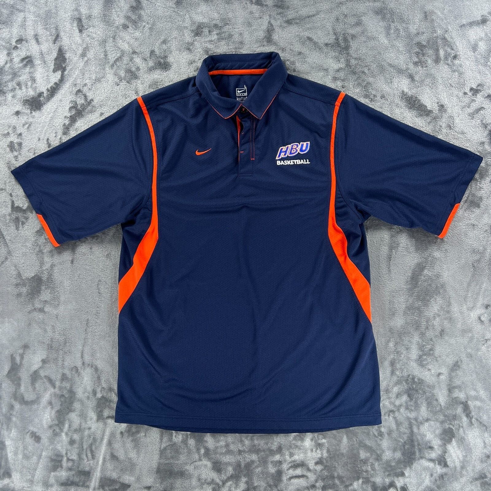 Nike Nike Team Basketball Polo Shirt Men L Houston Christian Husk Size US L / EU 52-54 / 3 - 1 Thumbnail
