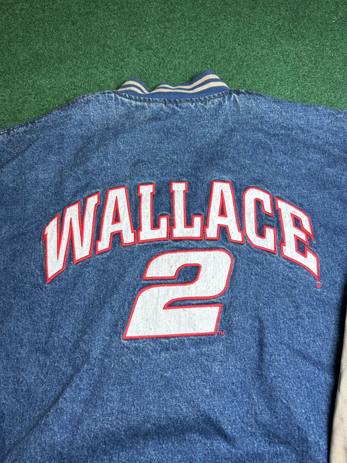 Chase Authentics × NASCAR × Vintage Vintage 90s Rusty Wallace #2 Chase Authentics Denim Jacket Size US XL / EU 56 / 4 - 3 Thumbnail