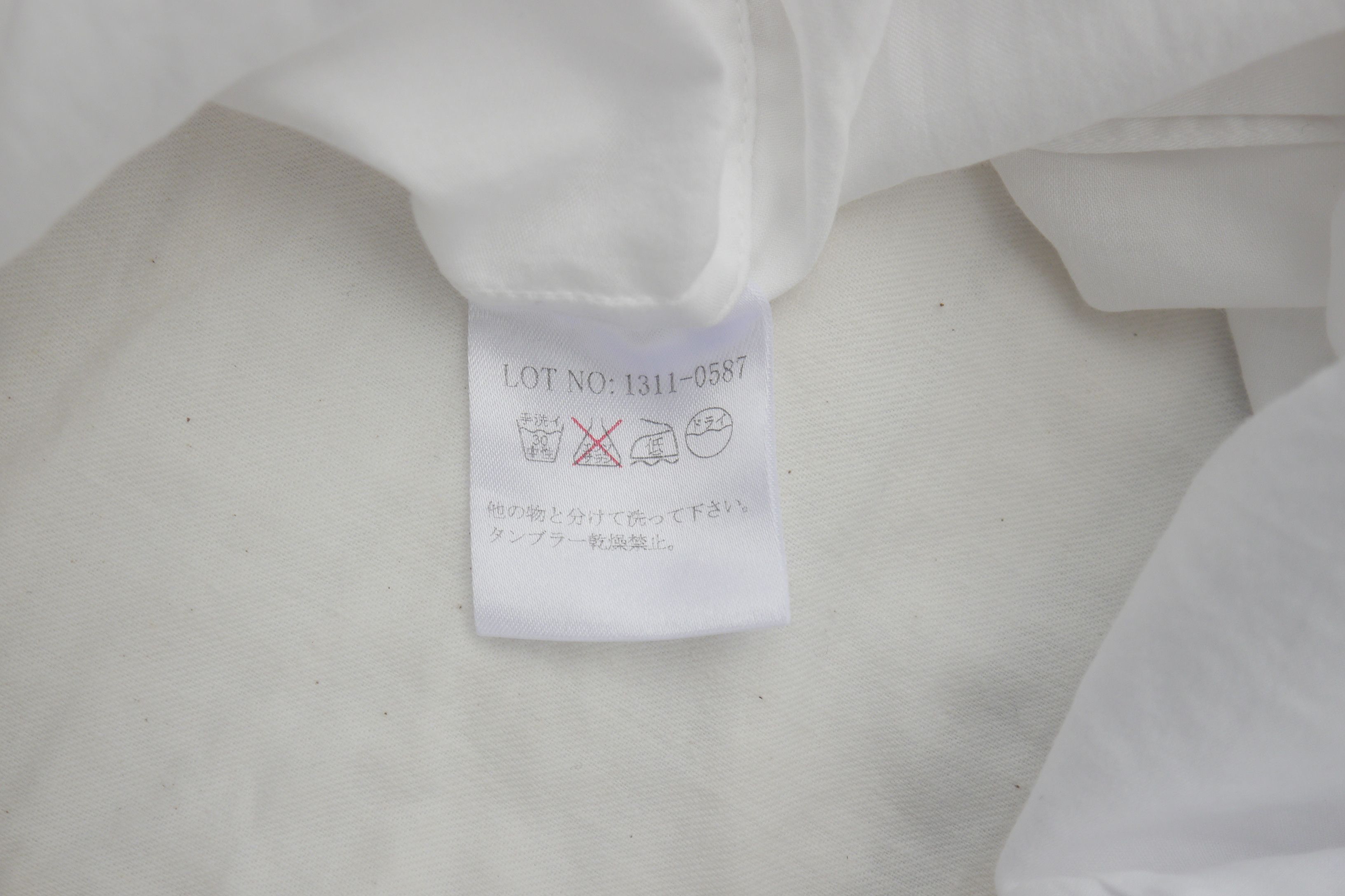 Japanese Brand (S451) Beams Boy White Pleated French Cuff Shirt Japan Size S / US 4 / IT 40 - 12 Thumbnail