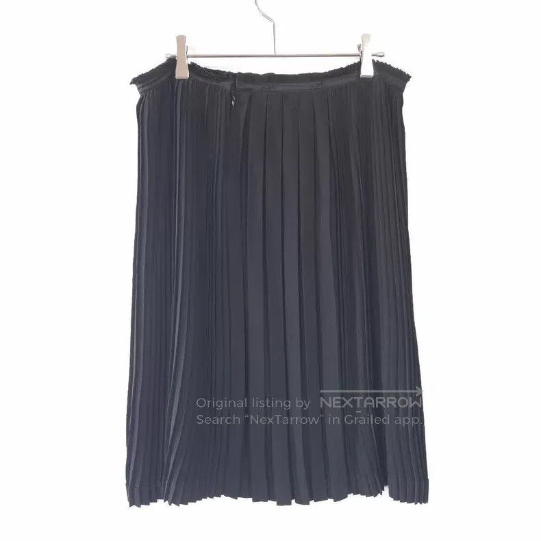 Hermes Hermes Black Pleated Skirt Size 25" / US 0 / IT 36 - 1 Thumbnail