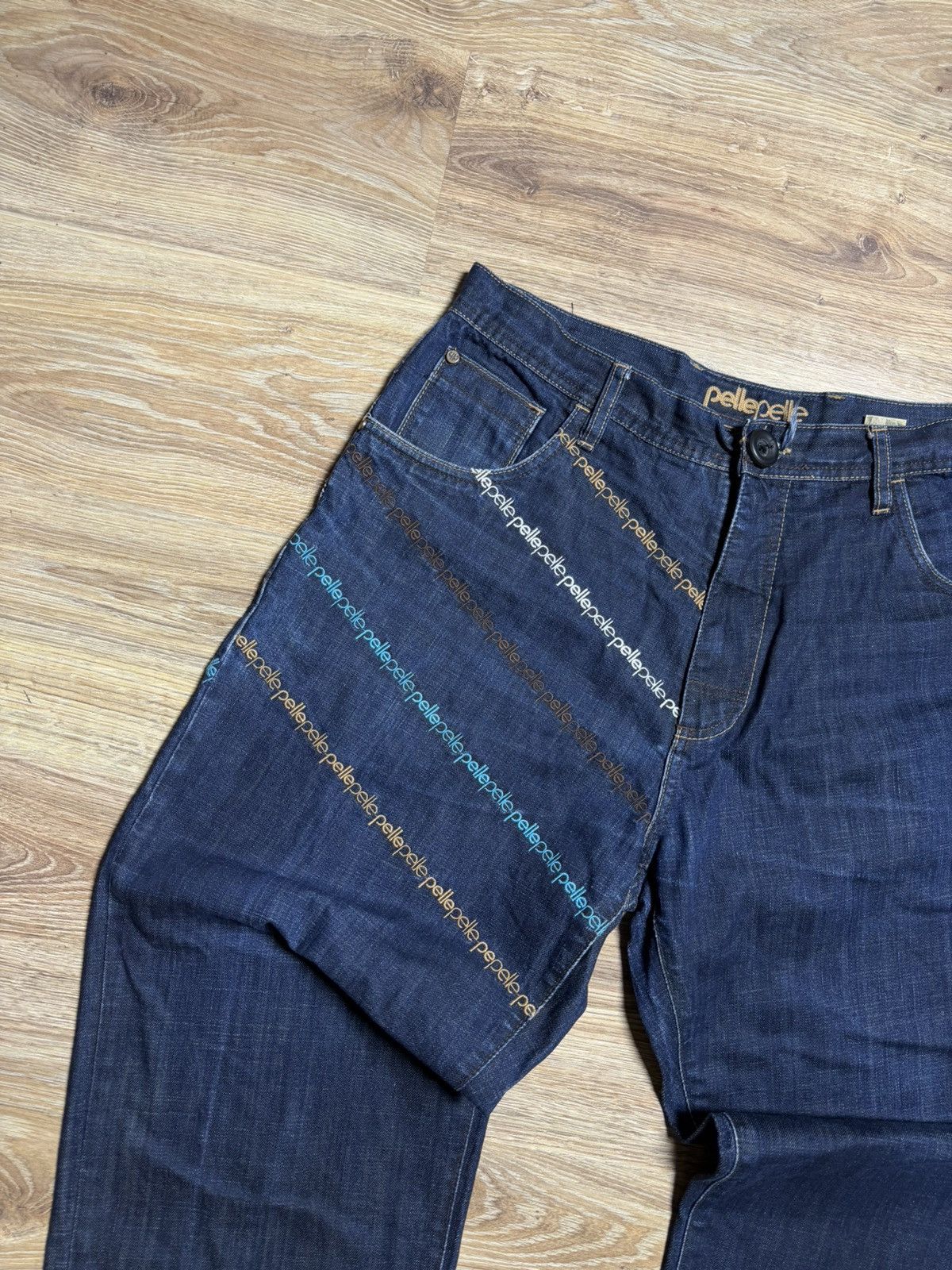 Pelle Pelle Pelle Pelle super vintage jeans its like size XL Size US 42 / EU 58 - 2 Thumbnail