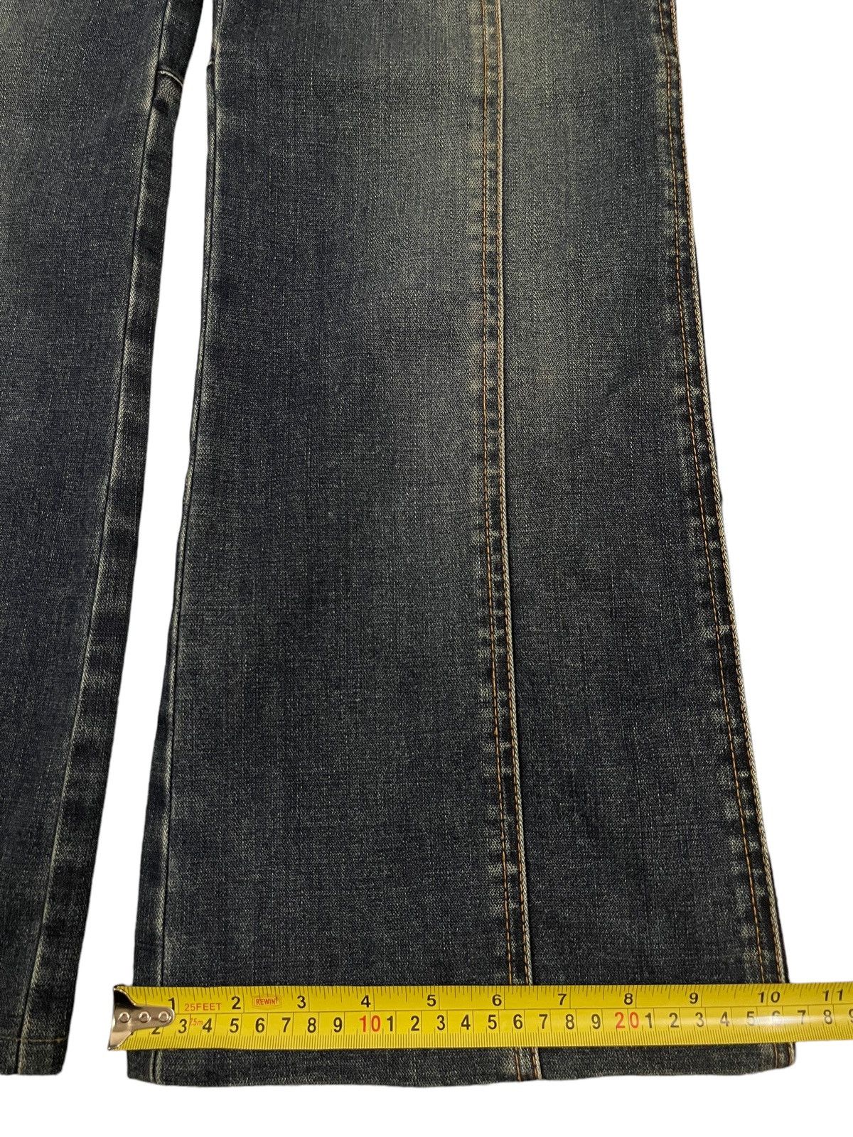 14th Addiction Vintage Japanese Brand Avant Garde Style Baggy Jeans Size US 33 - 14 Thumbnail