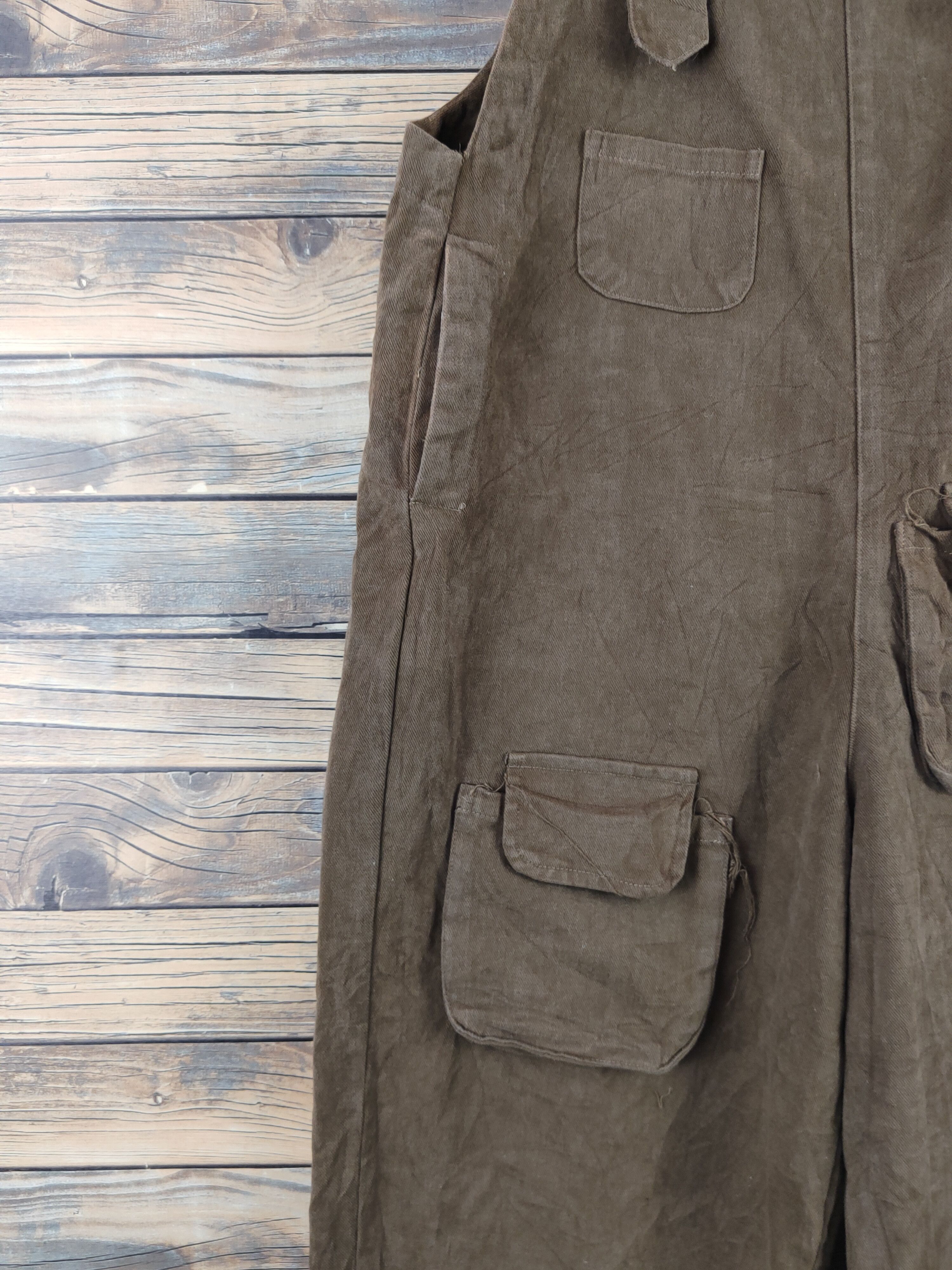 Other Japanese Brand Brown Overall Jumpsuits Size 38" / US 16 / IT 52 - 6 Thumbnail