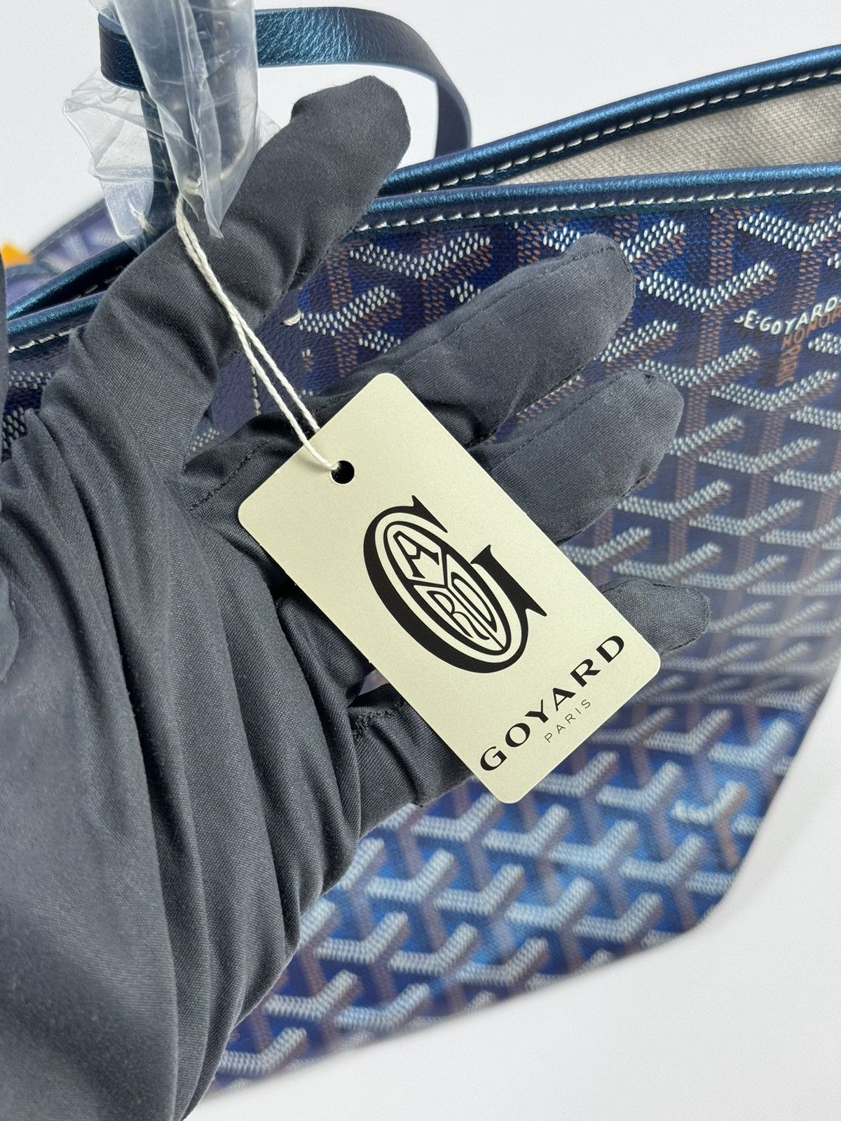 Goyard SAINT LOUIS PM LIMITED EDITION IRIDESCENT BLUE BAG Size ONE SIZE - 14 Thumbnail