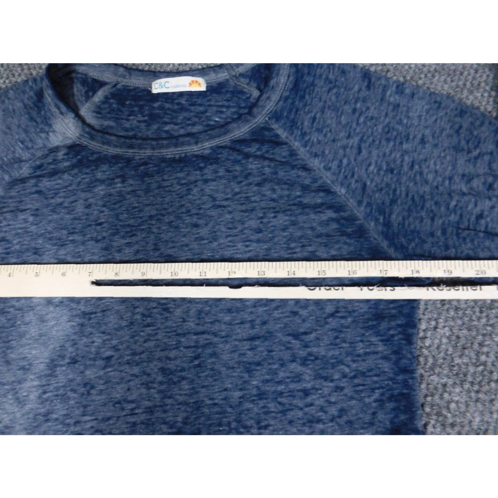Vintage VINTAGE? No. C&C California Womens Shirt S Blue Stretch Pullover Casual Short Sleeve Round Neck T-Shirt Cotton Hip Hop Basic Size S / US 4 / IT 40 - 5 Thumbnail
