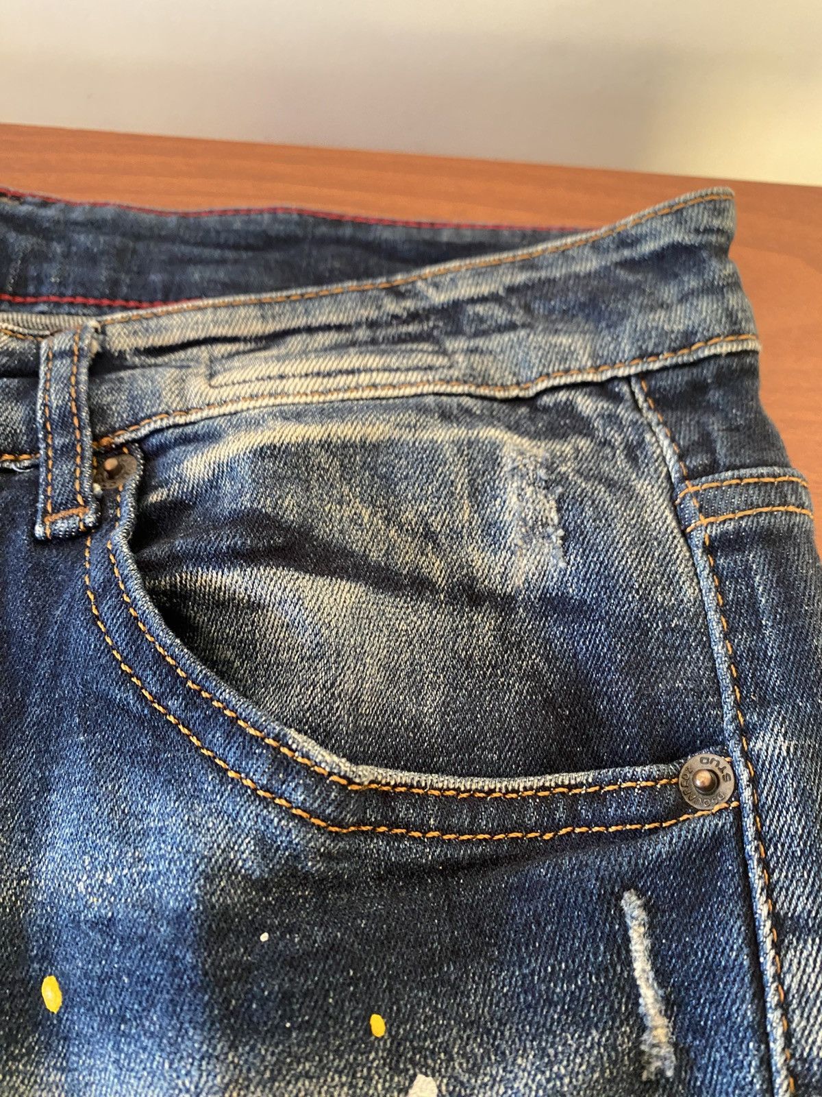 Dsquared2 DS2 Paint Distressed ICON Jeans Size US 34 / EU 50 - 7 Thumbnail