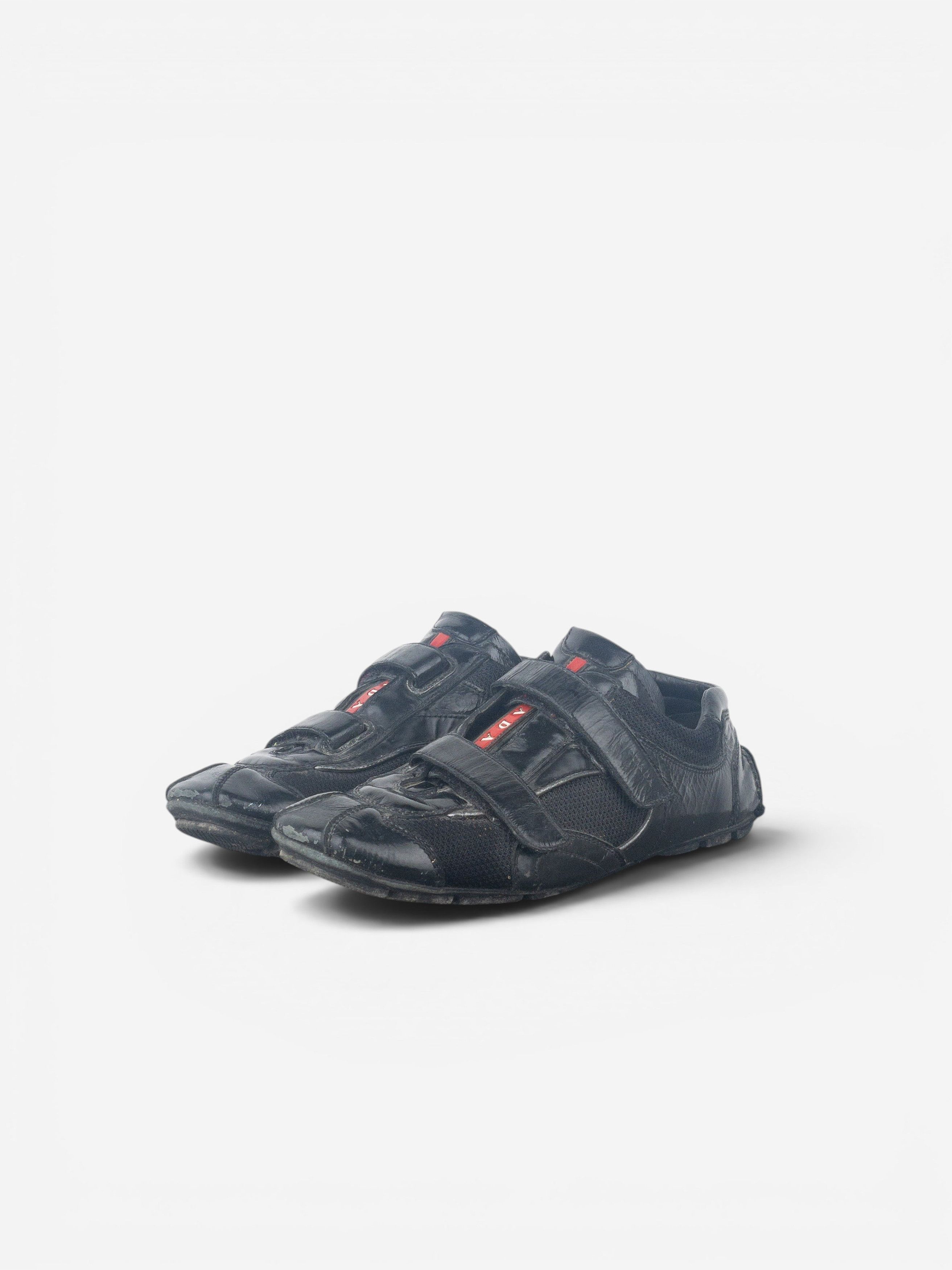 00s men's archive prada driving shoes Prada Men's Leather Driving
